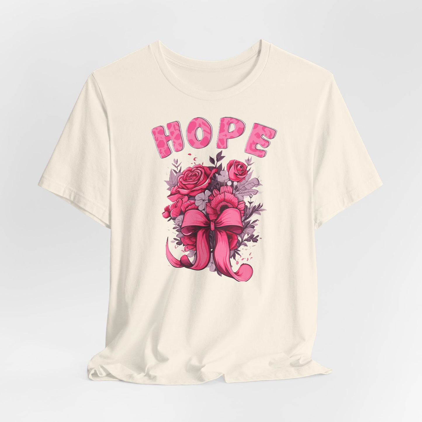 Hope Floral Design Unisex Tee, Positive Vibes Shirt.