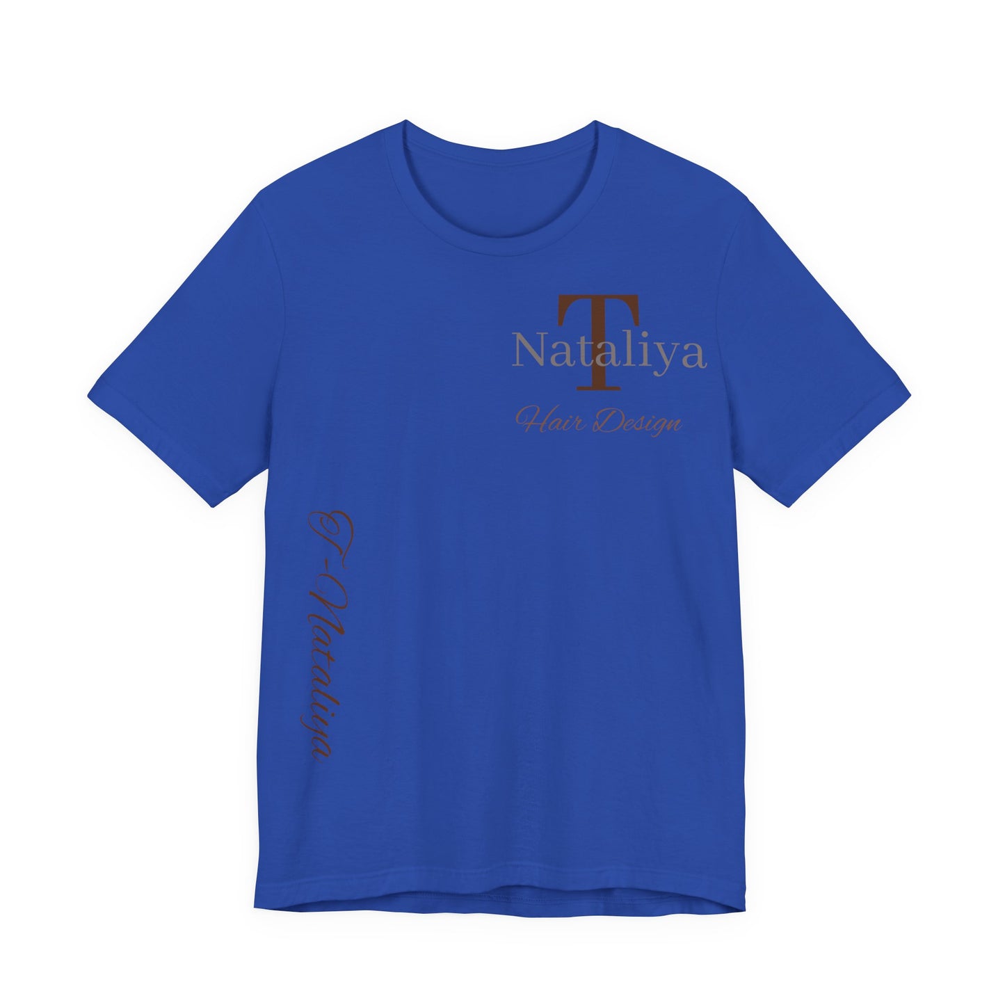 Nataliya Hair Design T-Shirt — Elegant Salon Logo Tee