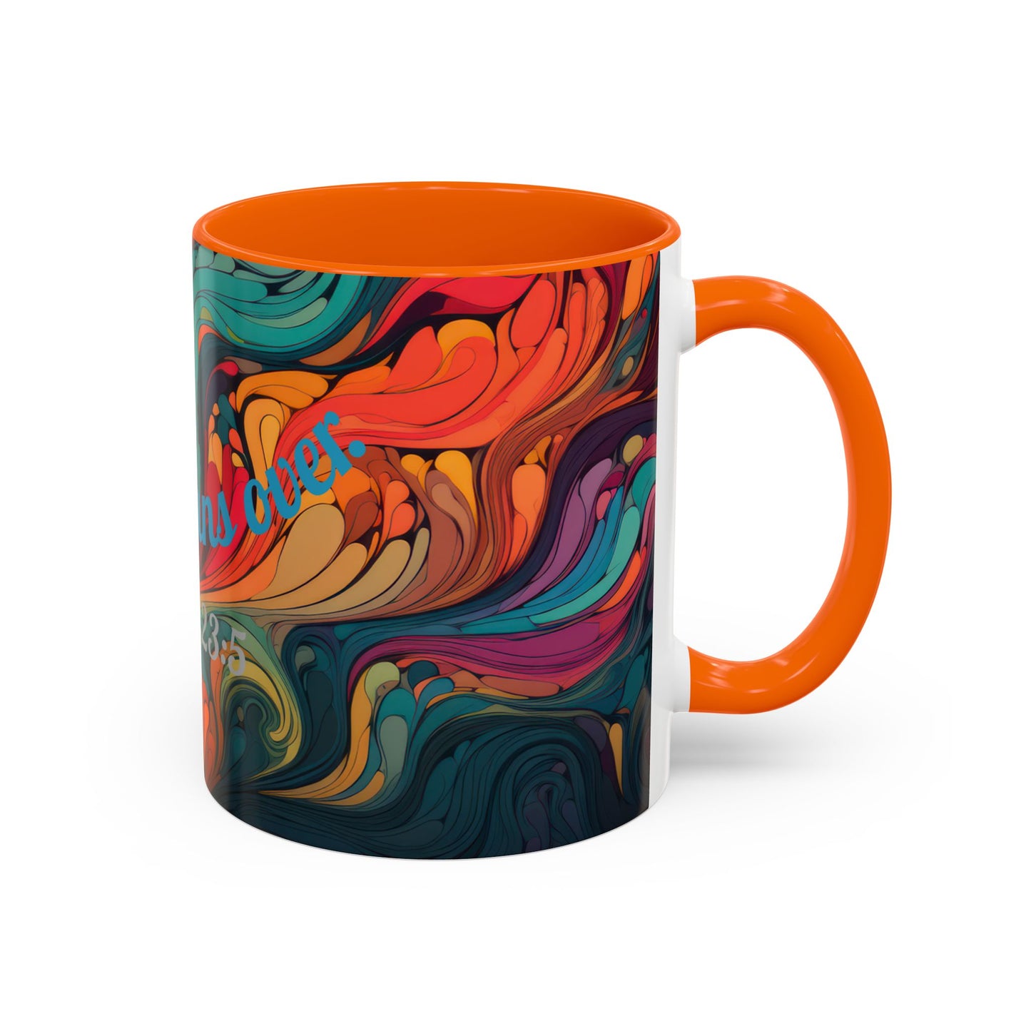 Colorful Ceramic Cup, Motivational Gift.