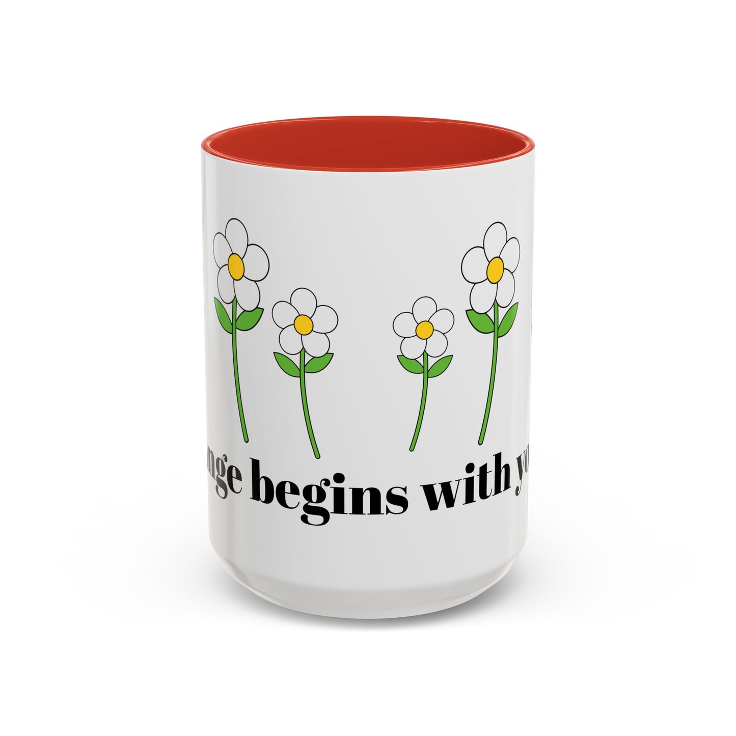 Accent Daisy Coffee Mug