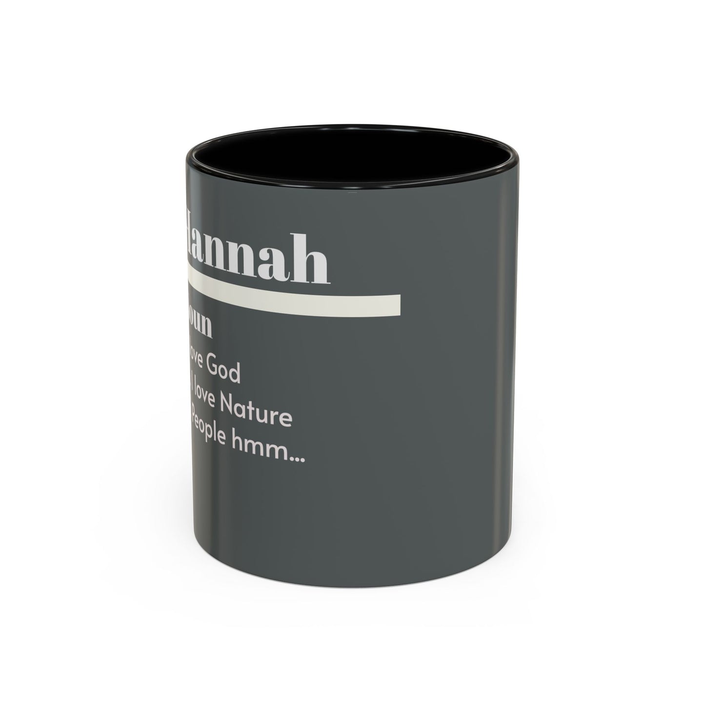 Personalized Name Accent Coffee Mug