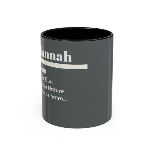 Personalized Name Accent Coffee Mug