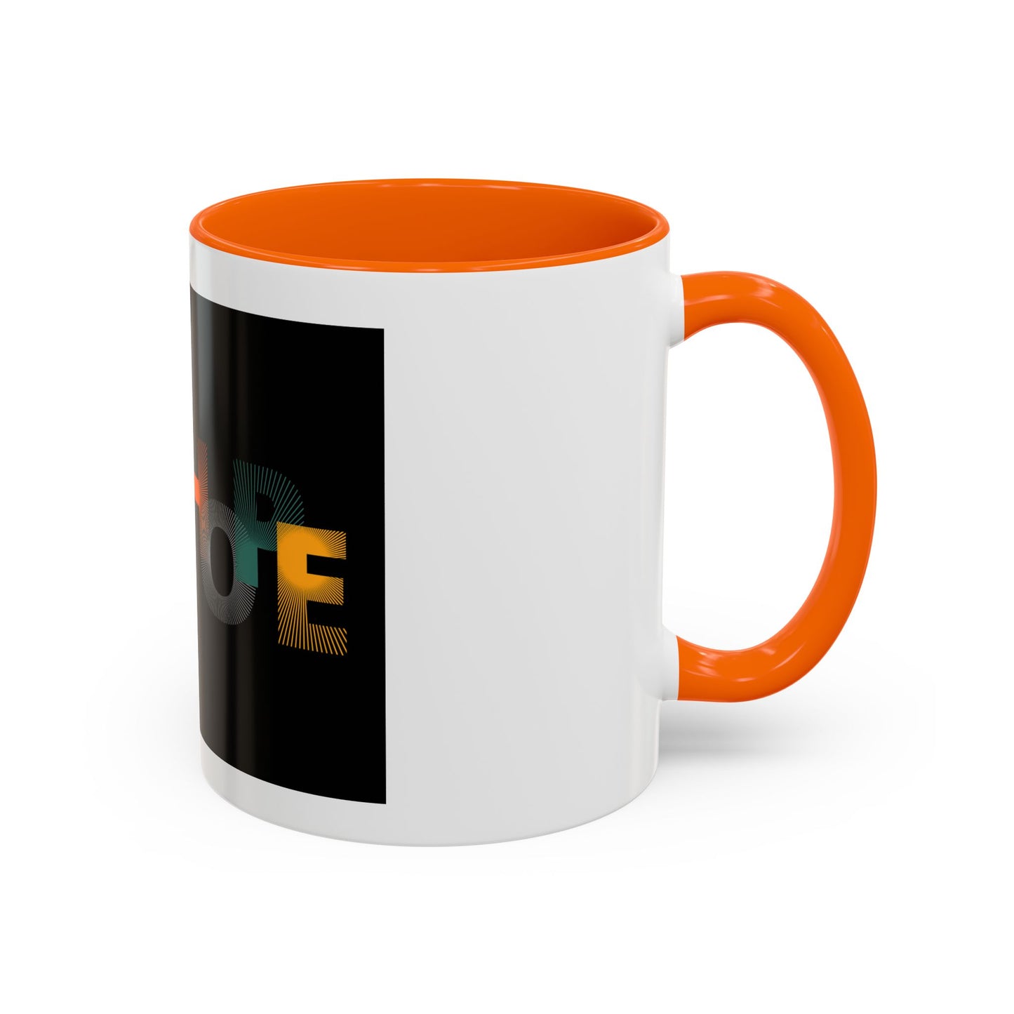Hope-Inspired Accent Coffee Mug | Motivational Drinkware, Gift for Coffee Lovers, Inspirational Mug, Home & Office Decor, Unique Present