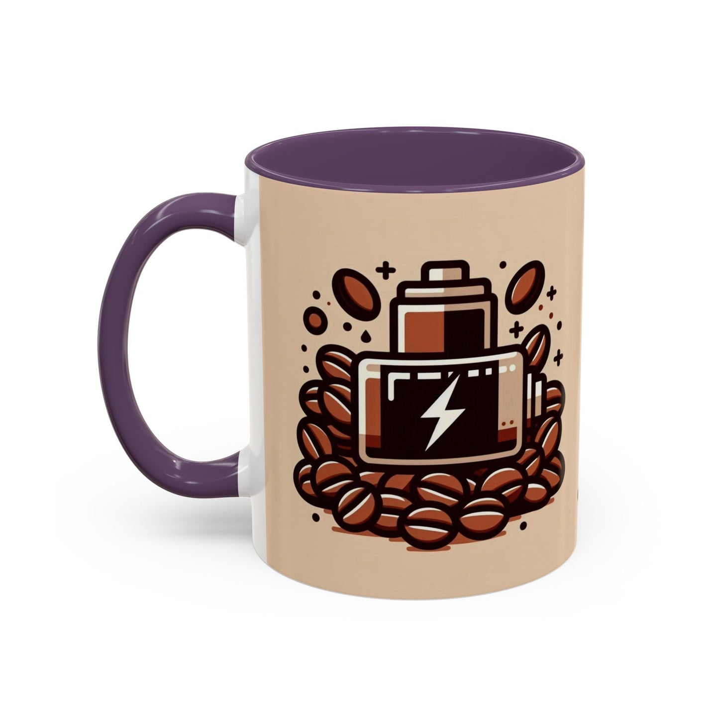 Low Battery Coffee Mug, Funny Coffee Cup, Gift for Caffeine Lovers, Unique Office Mug, Java Enthusiast Cup