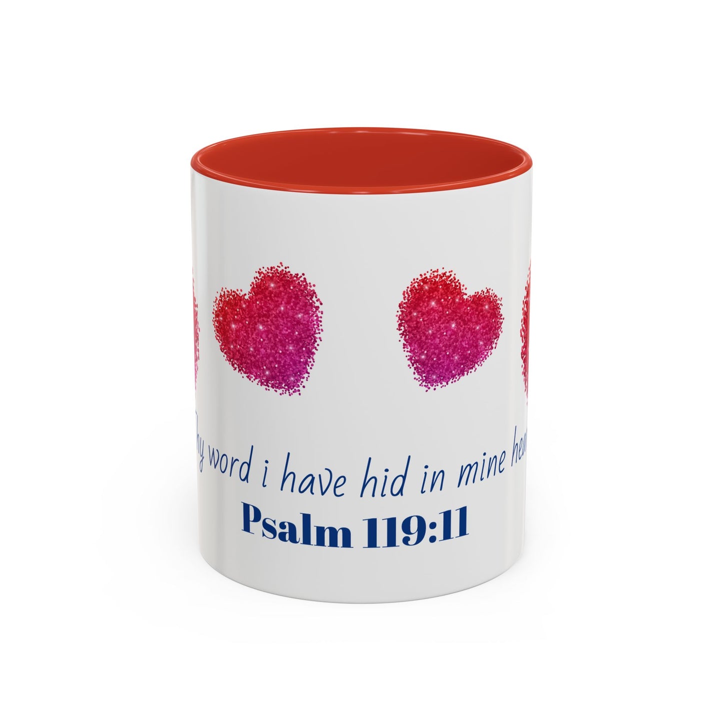 Heartfelt Inspirational Psalm Coffee Mug, Home Decor, Christian Mug.