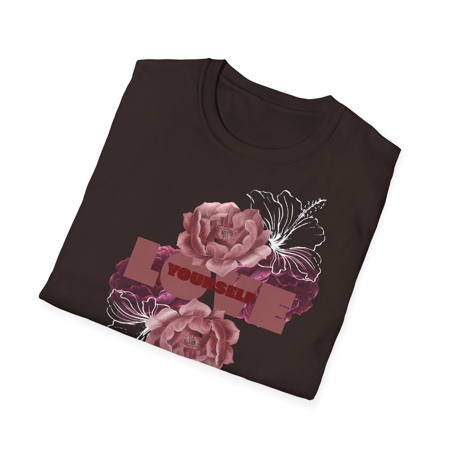 Floral Love T-Shirt, Unisex Softstyle Shirt.