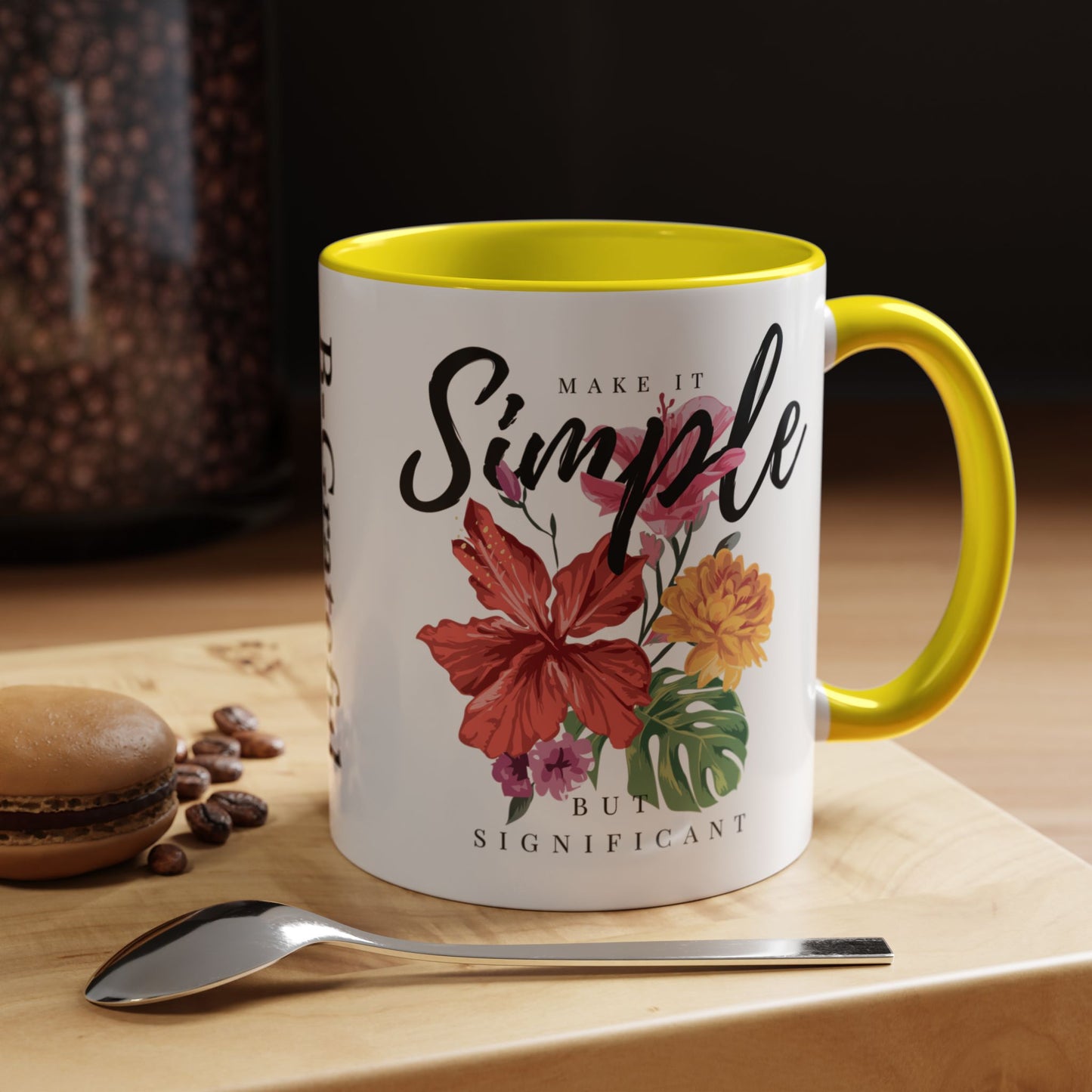 Floral Inspirational Coffee Mug.