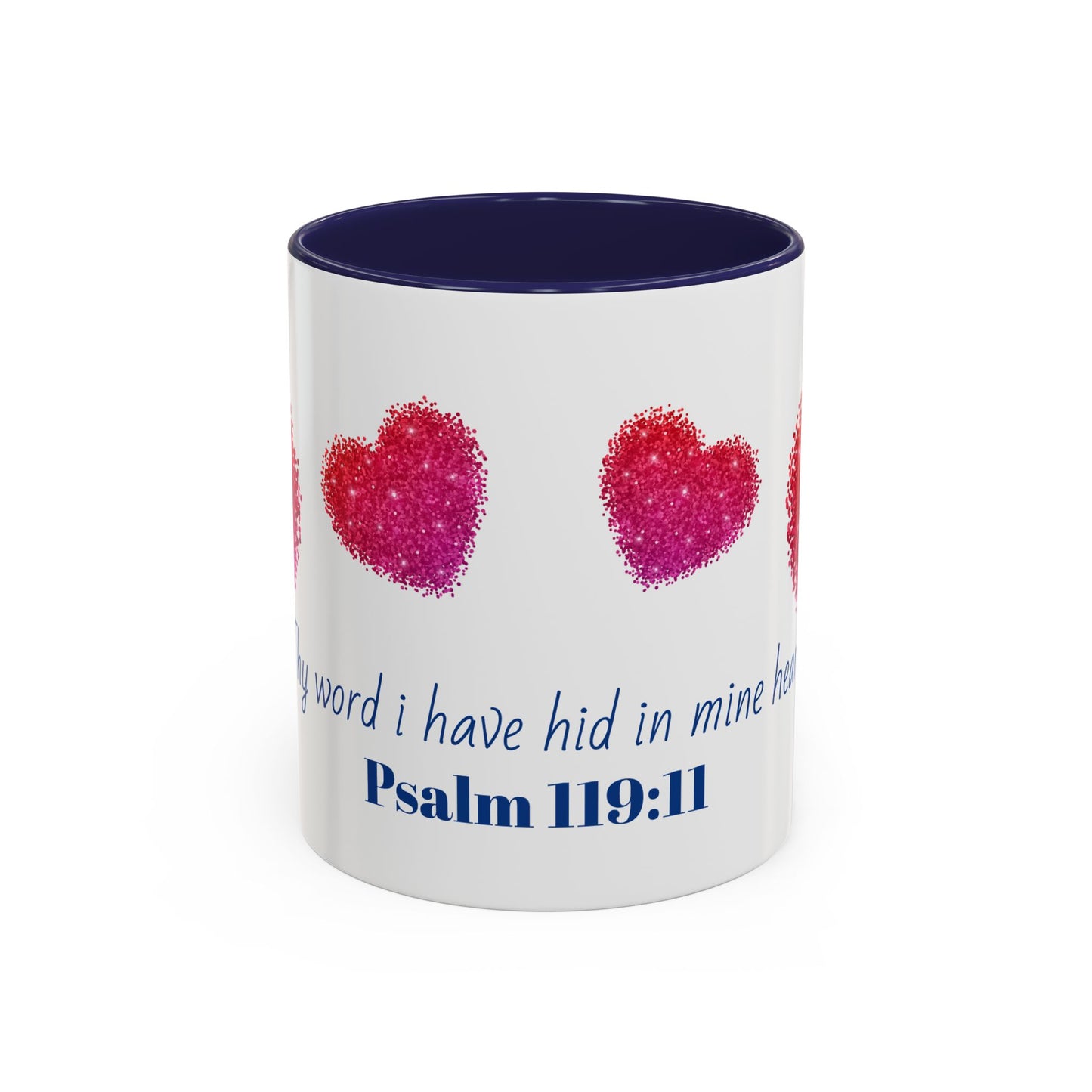 Heartfelt Inspirational Psalm Coffee Mug, Home Decor, Christian Mug.