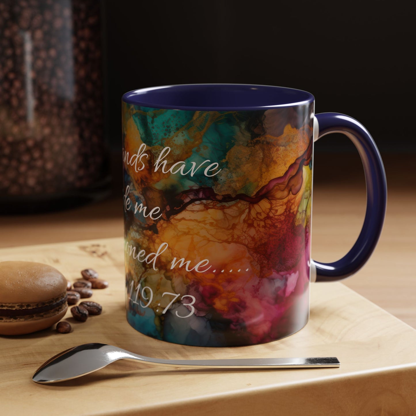 Inspirational Coffee Mug, Colorful Art Mug.