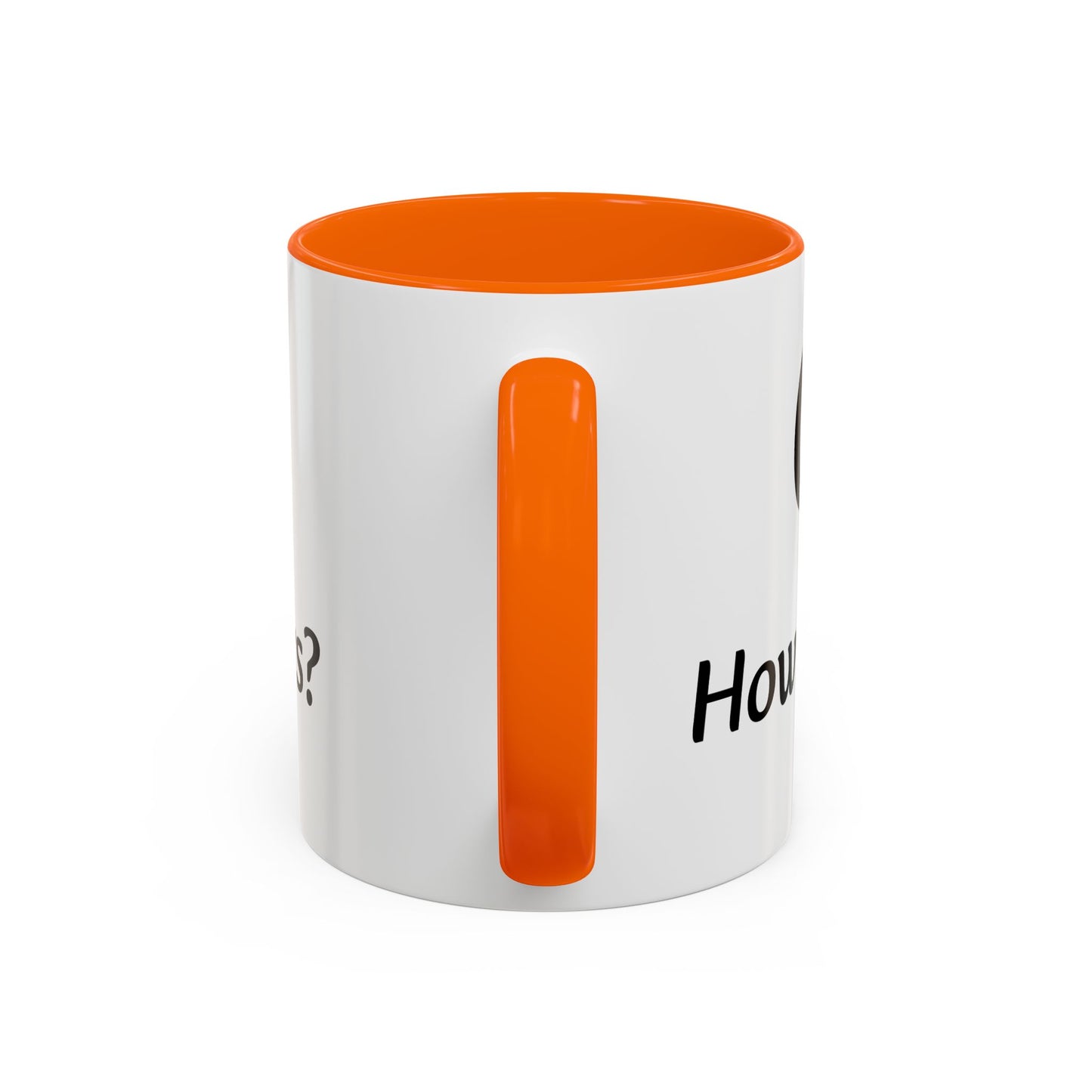 Personalized Accent Coffee Mug - "How Do You Take Your Coffee?" - Perfect for Coffee Lovers