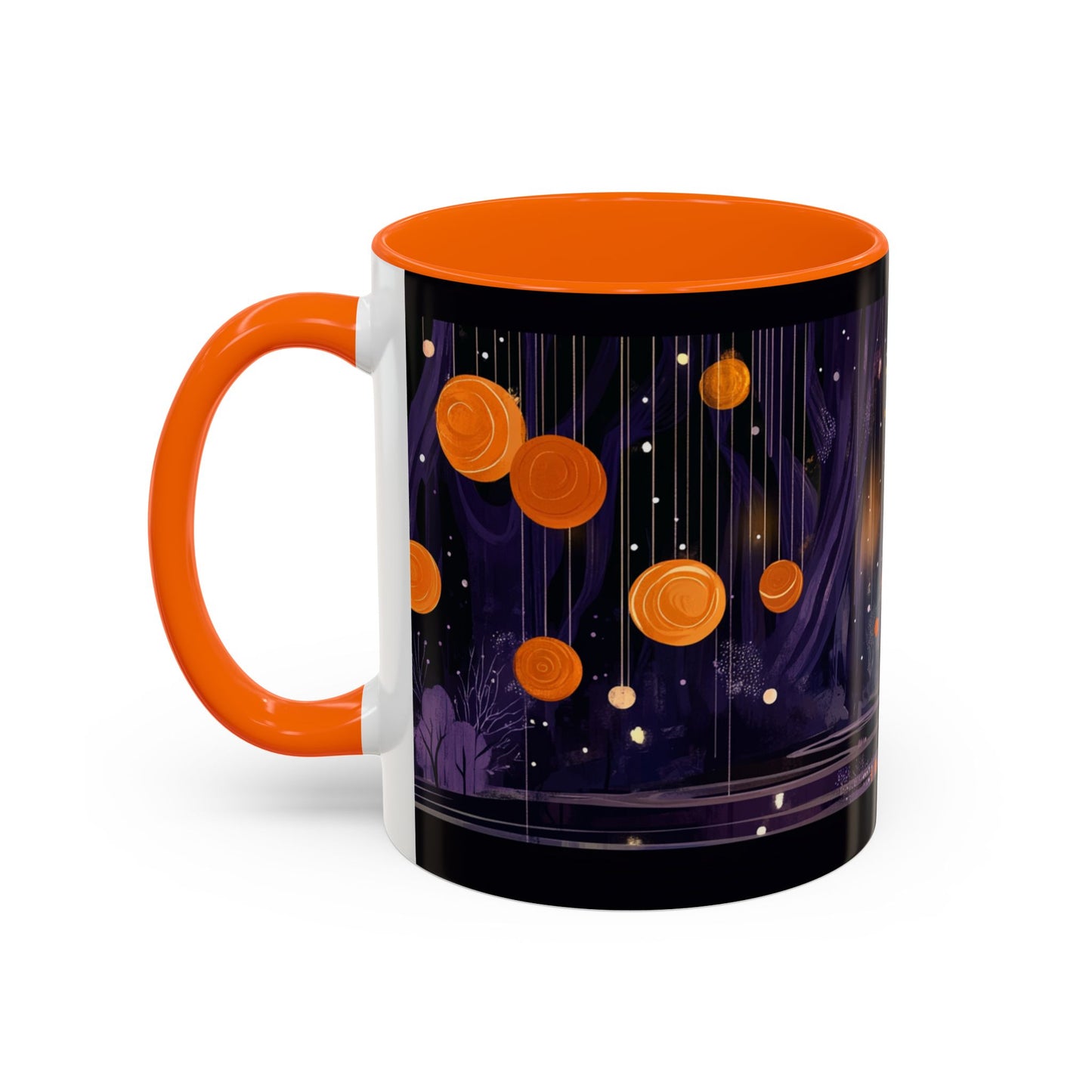 Whimsical Nighttime Coffee Mug - Cozy Mug for Coffee Lovers, Unique Gift for Friends, Tea Mug, Home Decor, Cute Cat Art