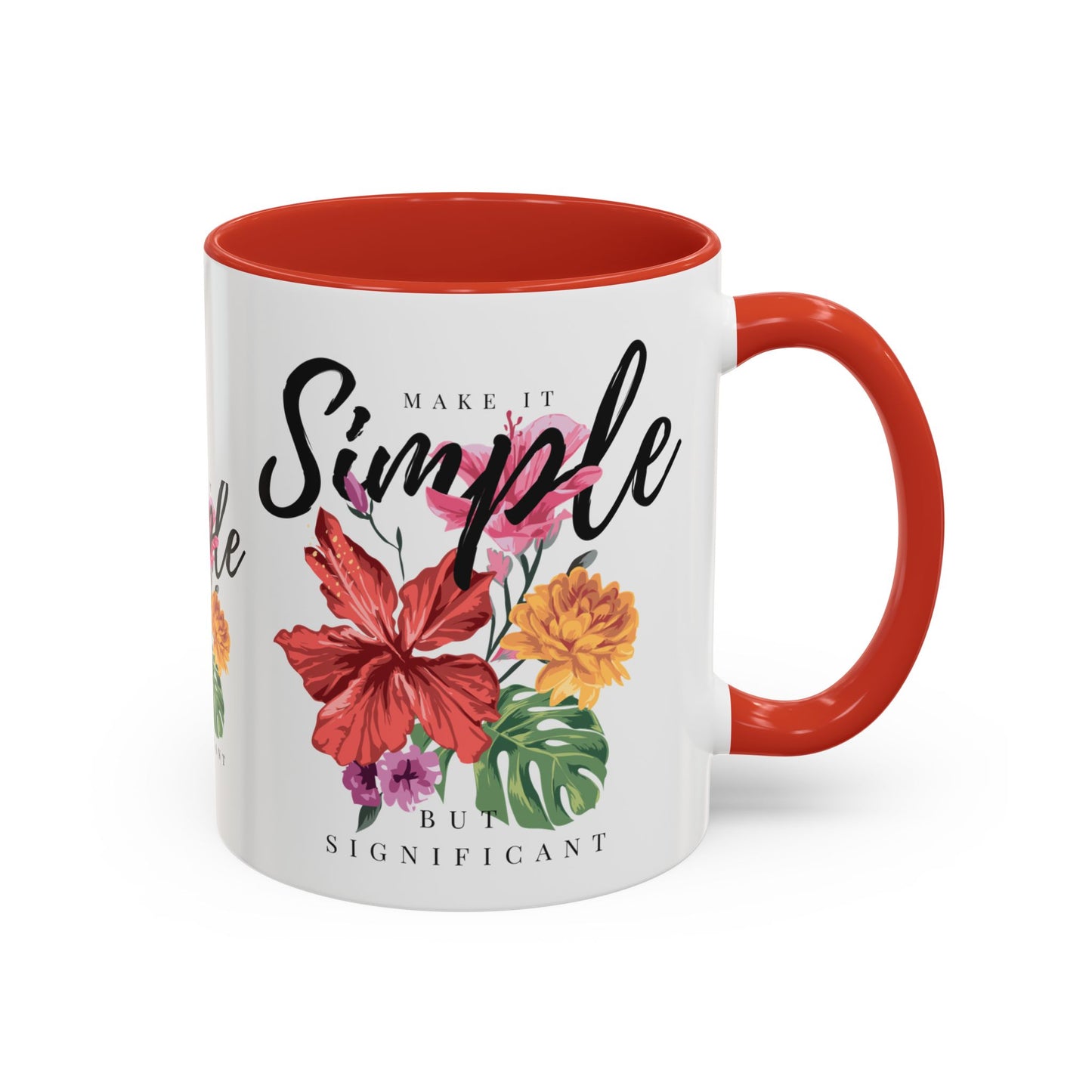 Floral Inspirational Coffee Mug.