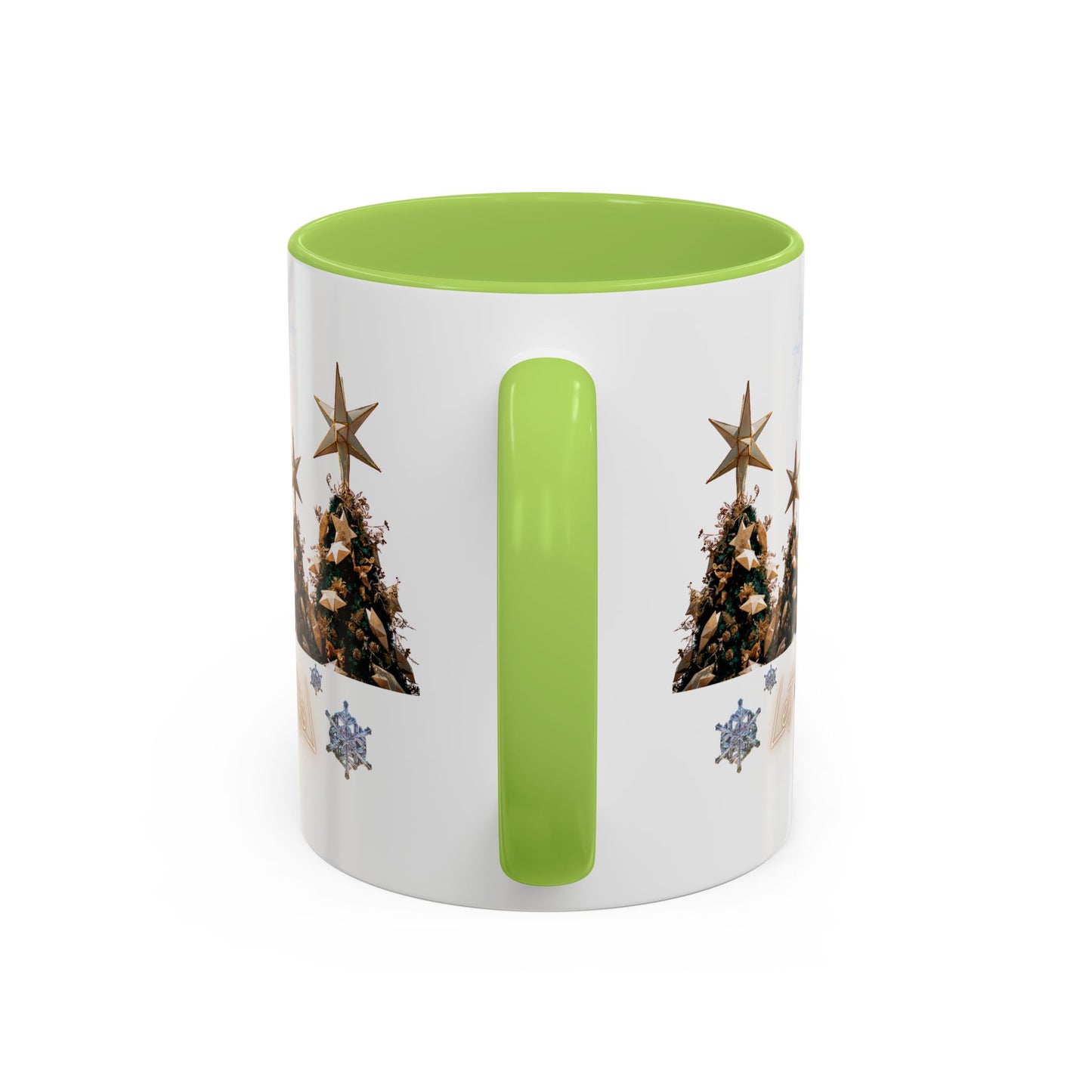 Christmas Trees Accent Coffee Mug – 'Merry Christmas'