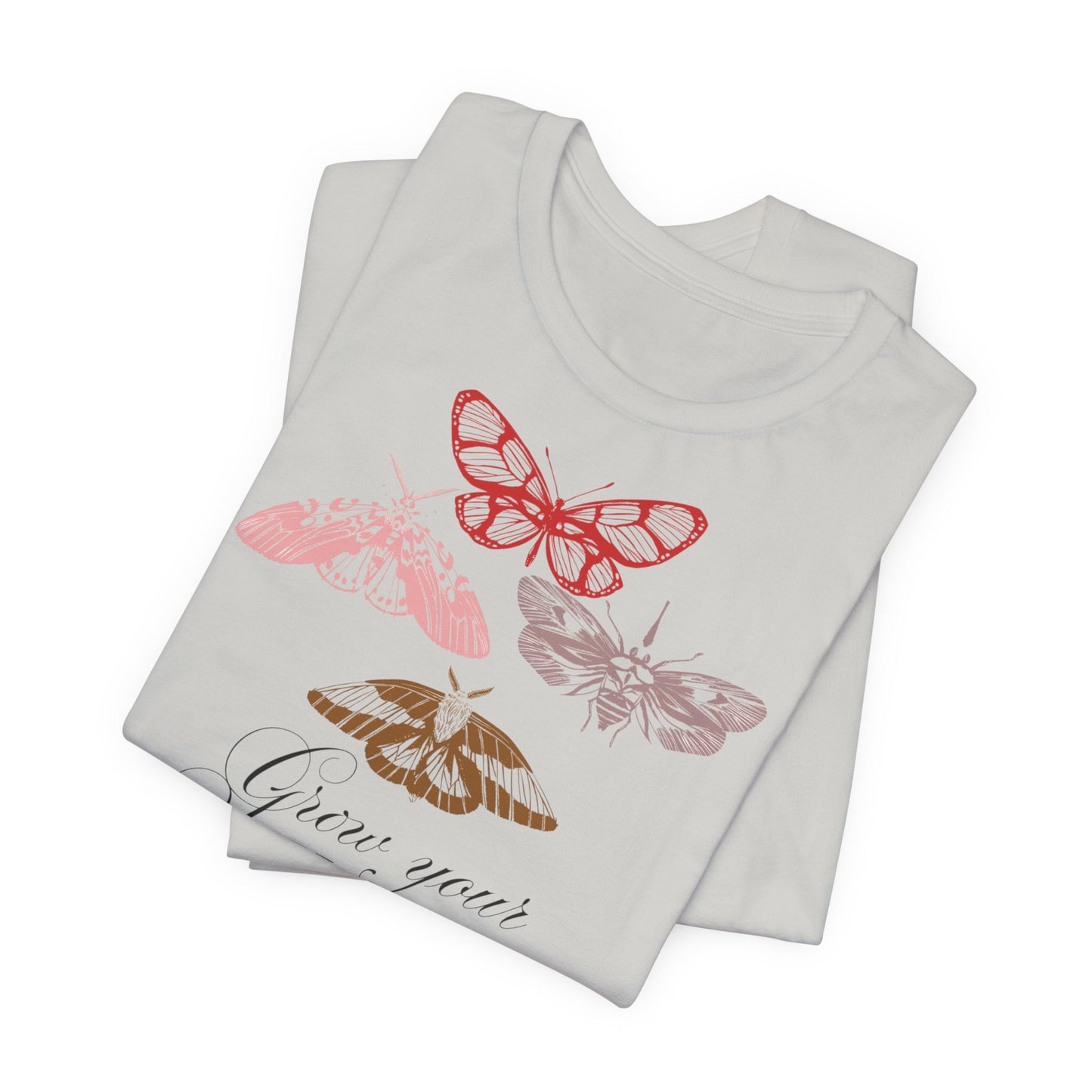 Butterfly Wings Unisex Tee - Inspirational Shirt for Nature Lovers, Gift for Her, Summer Outfit, Motivational Apparel, Casual Wear