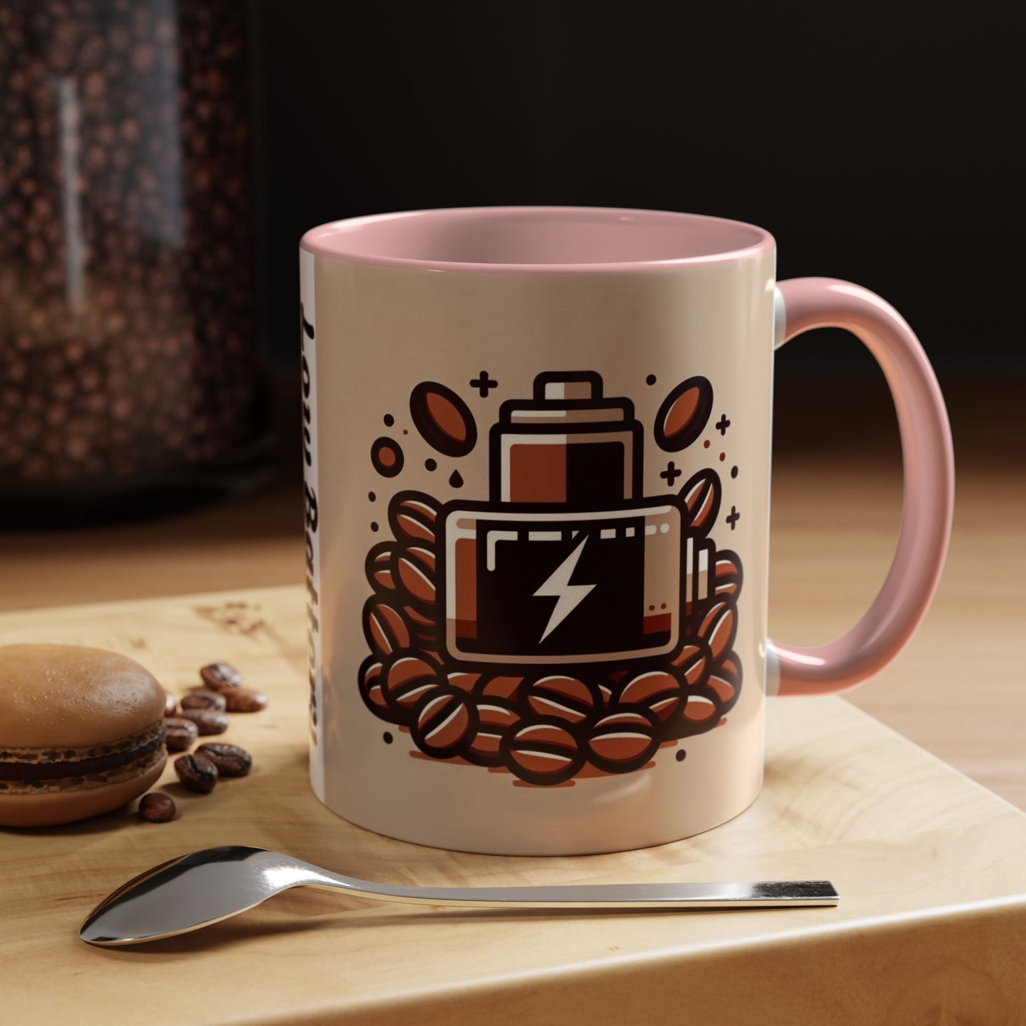 Low Battery Coffee Mug, Funny Coffee Cup, Gift for Caffeine Lovers, Unique Office Mug, Java Enthusiast Cup