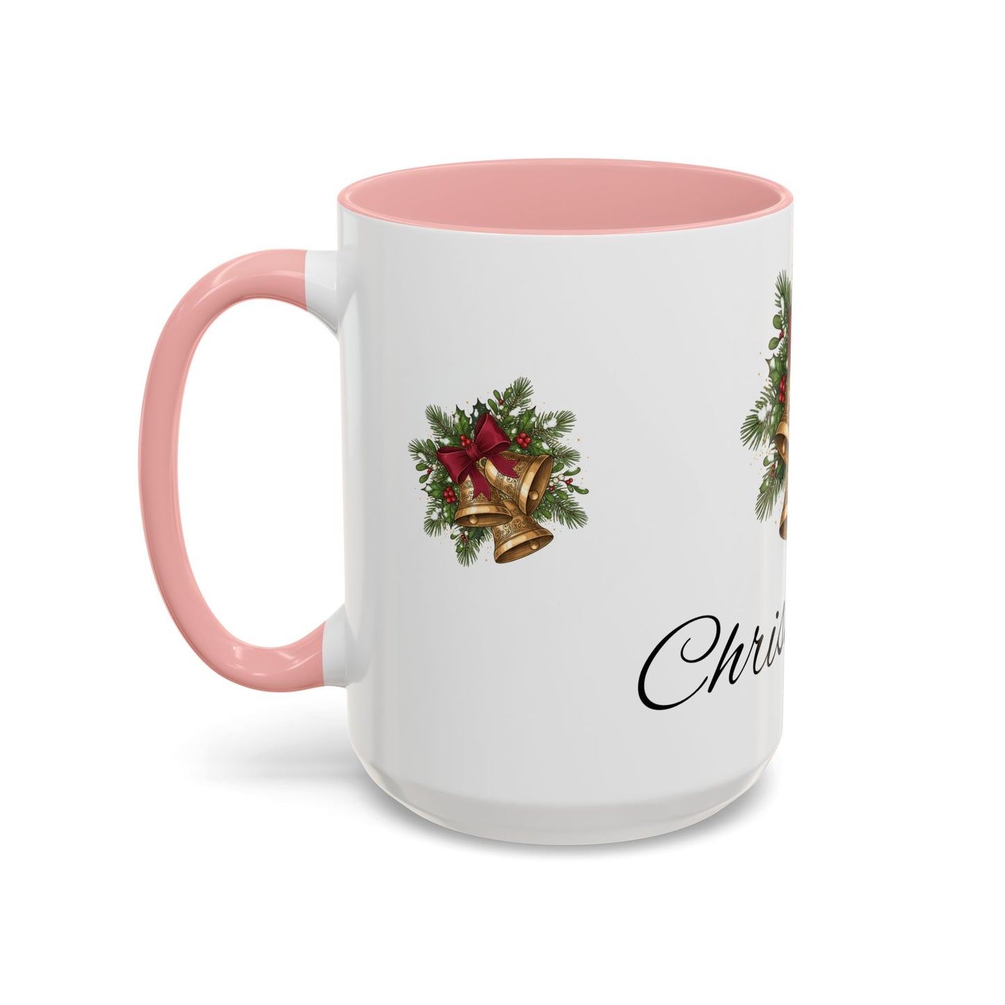 Christmas Bells 'Christ is King' Accent Coffee Mug