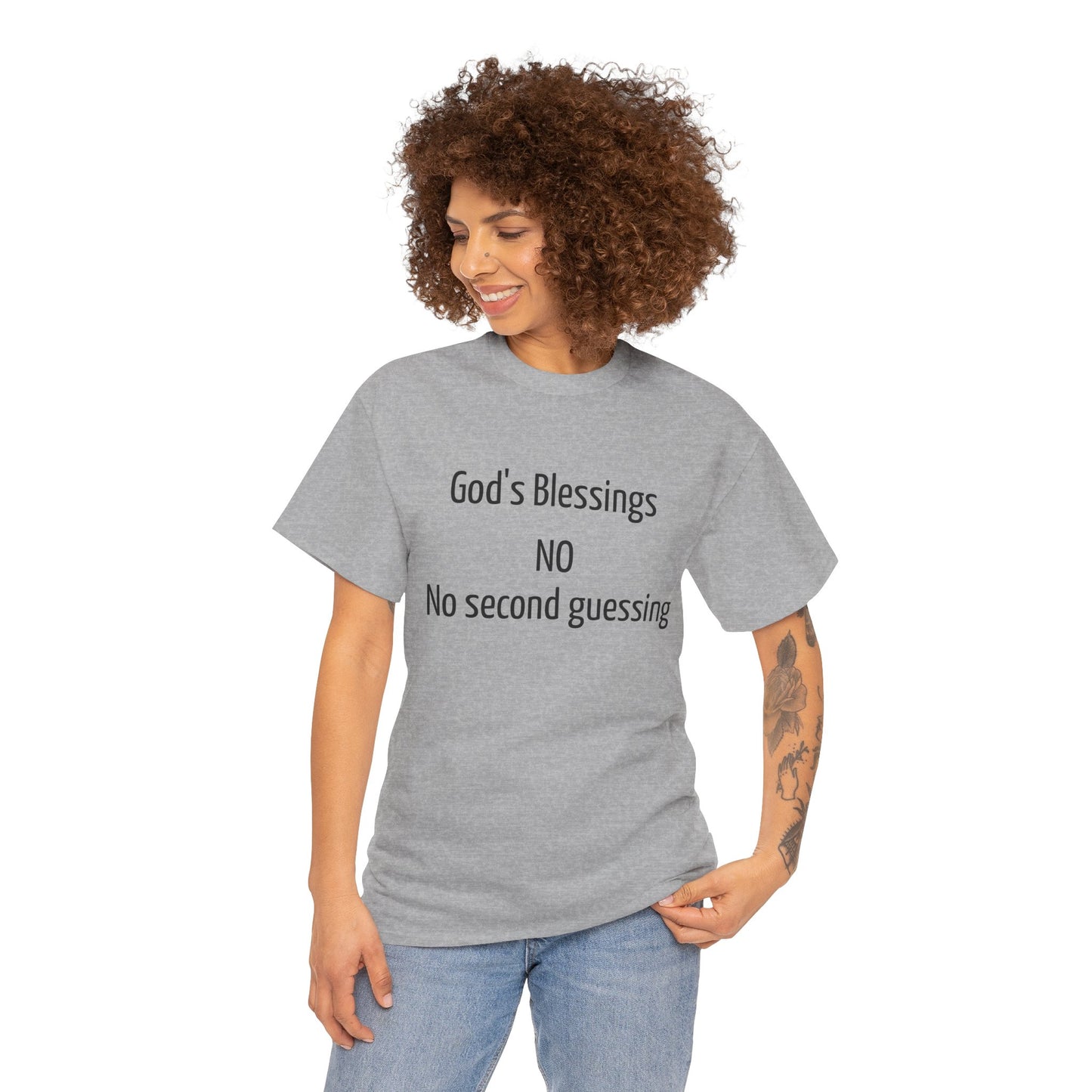 God's Blessing No Second Unisex Heavy Cotton Tee