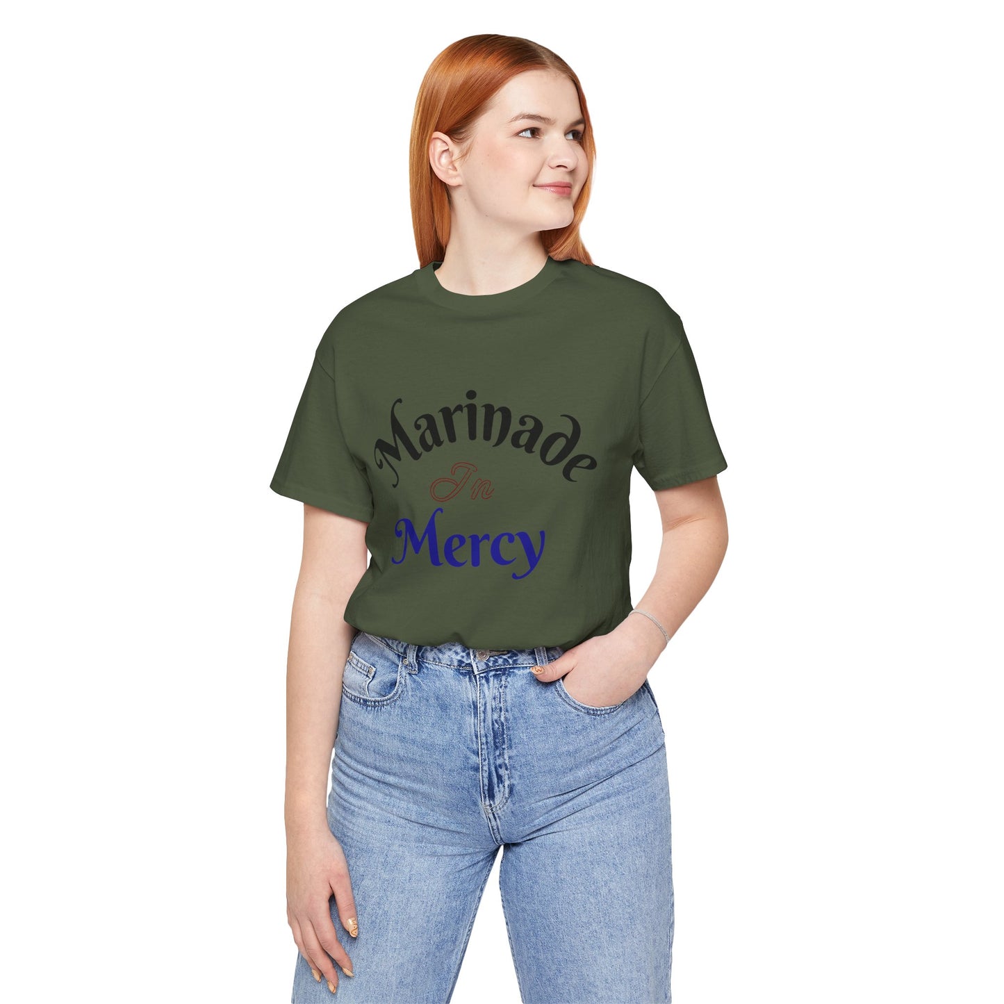 Marinade in Mercy -Unisex Jersey Short Sleeve Tee