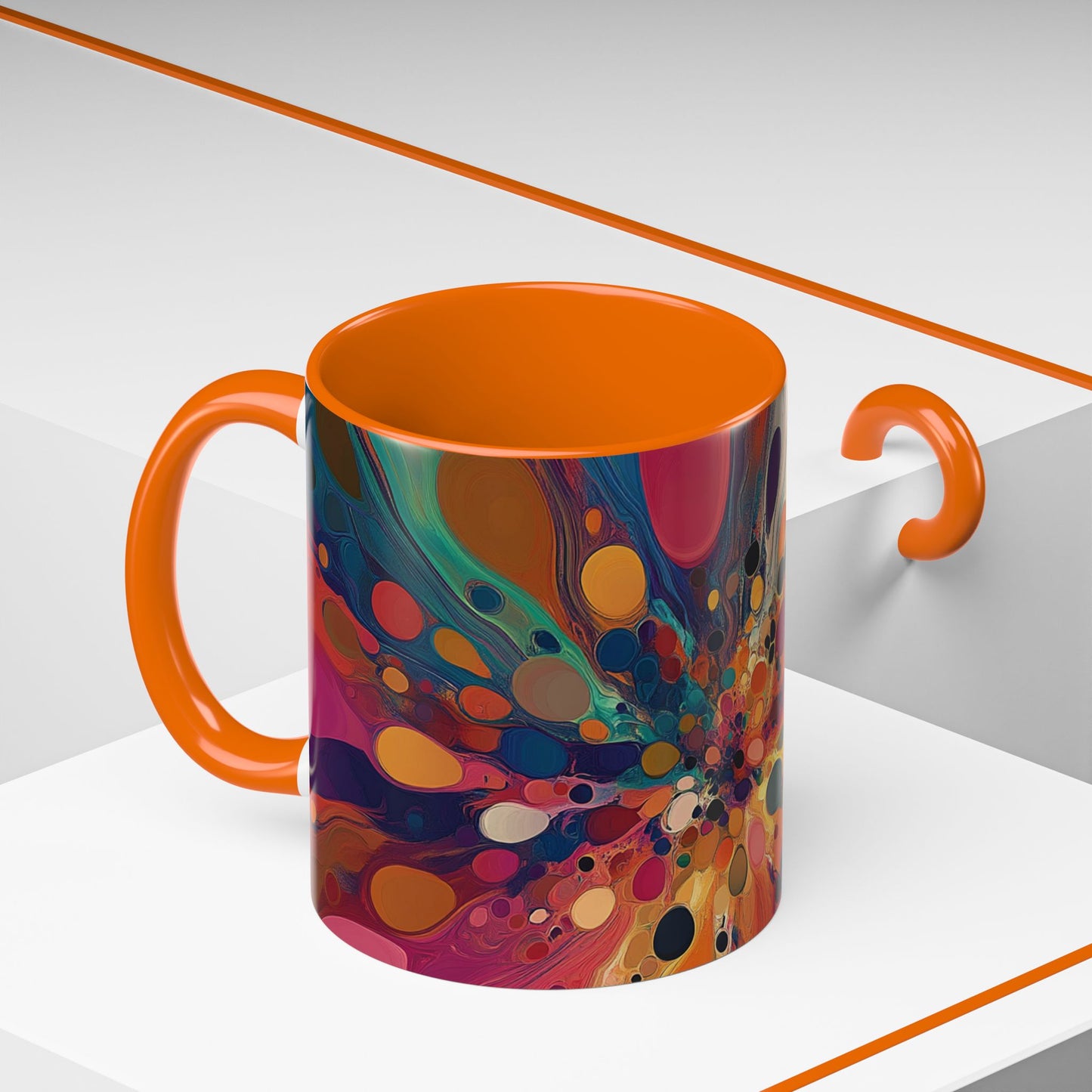 Vibrant Colorful of Art Accent Coffee Mug