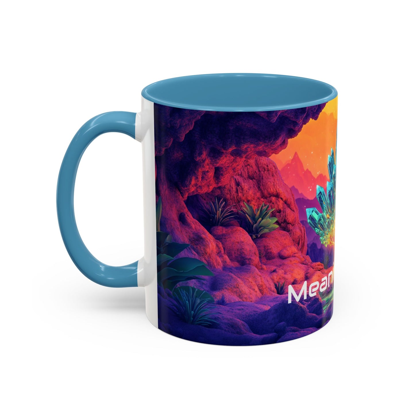 Vibrant Accent Coffee Mug with Inspirational Design, Ideal for Gift Giving, Home Decor, Office Drinkware, Art Lovers, Meaningful Sips