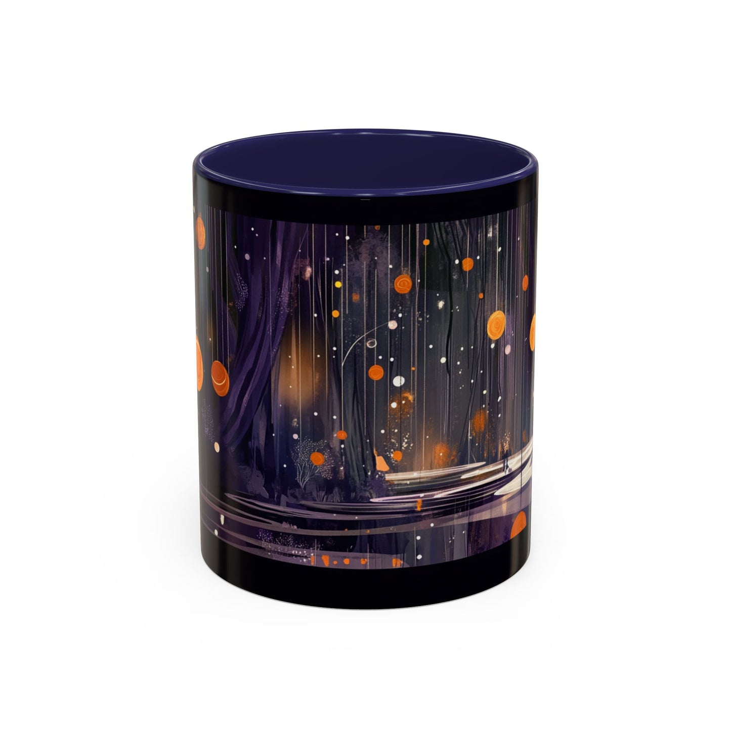 Whimsical Nighttime Coffee Mug - Cozy Mug for Coffee Lovers, Unique Gift for Friends, Tea Mug, Home Decor, Cute Cat Art