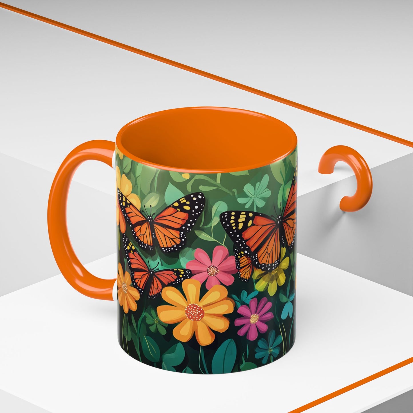 Butterfly Garden Accent Coffee Mug