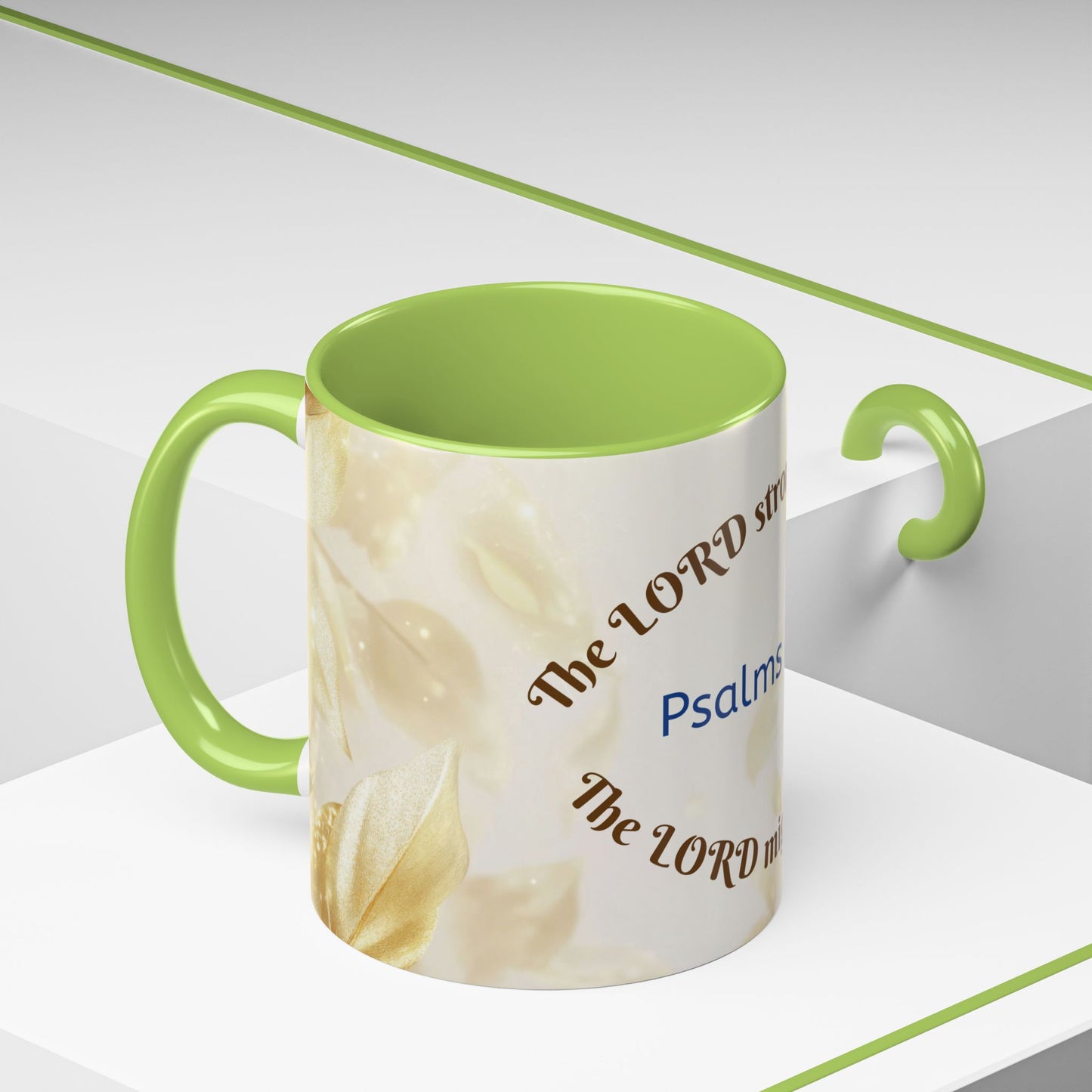 Inspirational Coffee Mug, Bible Verse Gift.