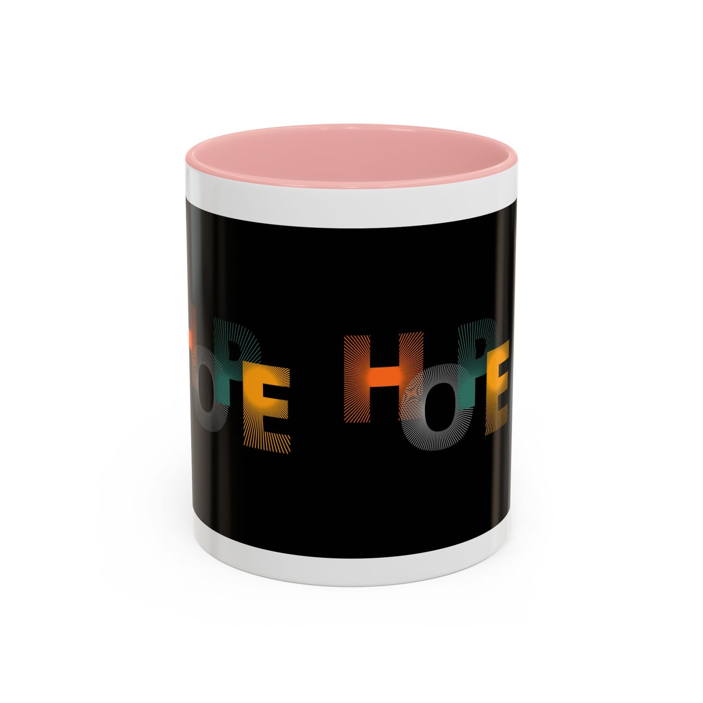 Hope-Inspired Accent Coffee Mug | Motivational Drinkware, Gift for Coffee Lovers, Inspirational Mug, Home & Office Decor, Unique Present