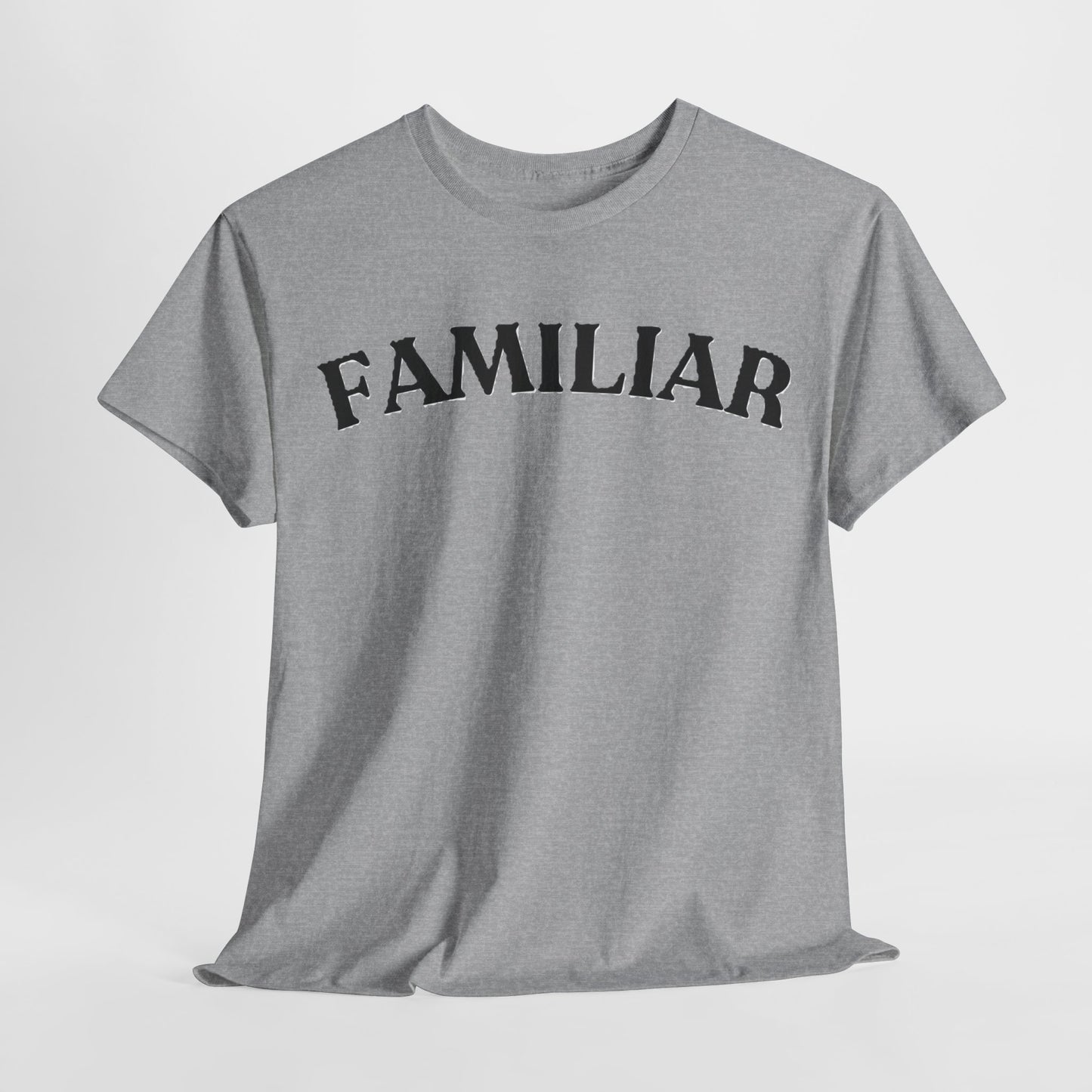 Familiar Unisex Heavy Cotton Tee | Casual Style.