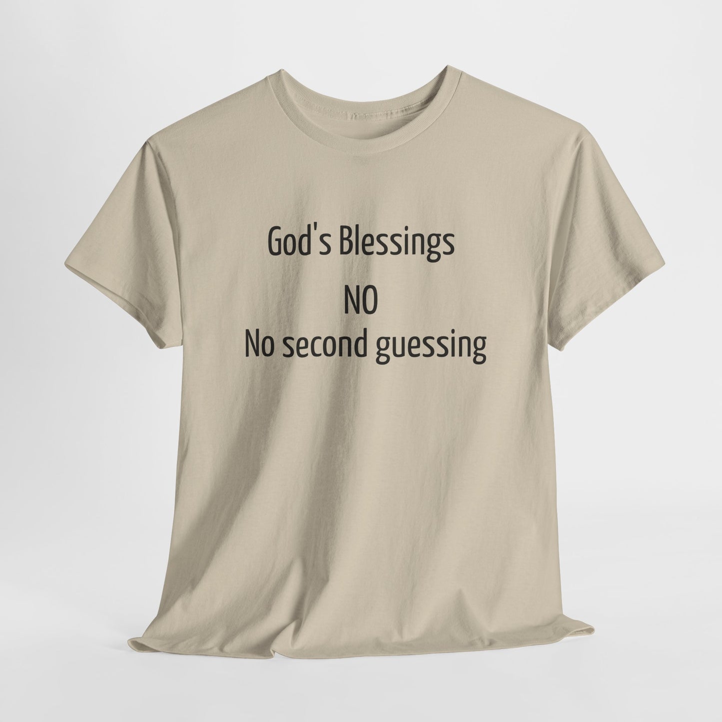 God's Blessing No Second Unisex Heavy Cotton Tee