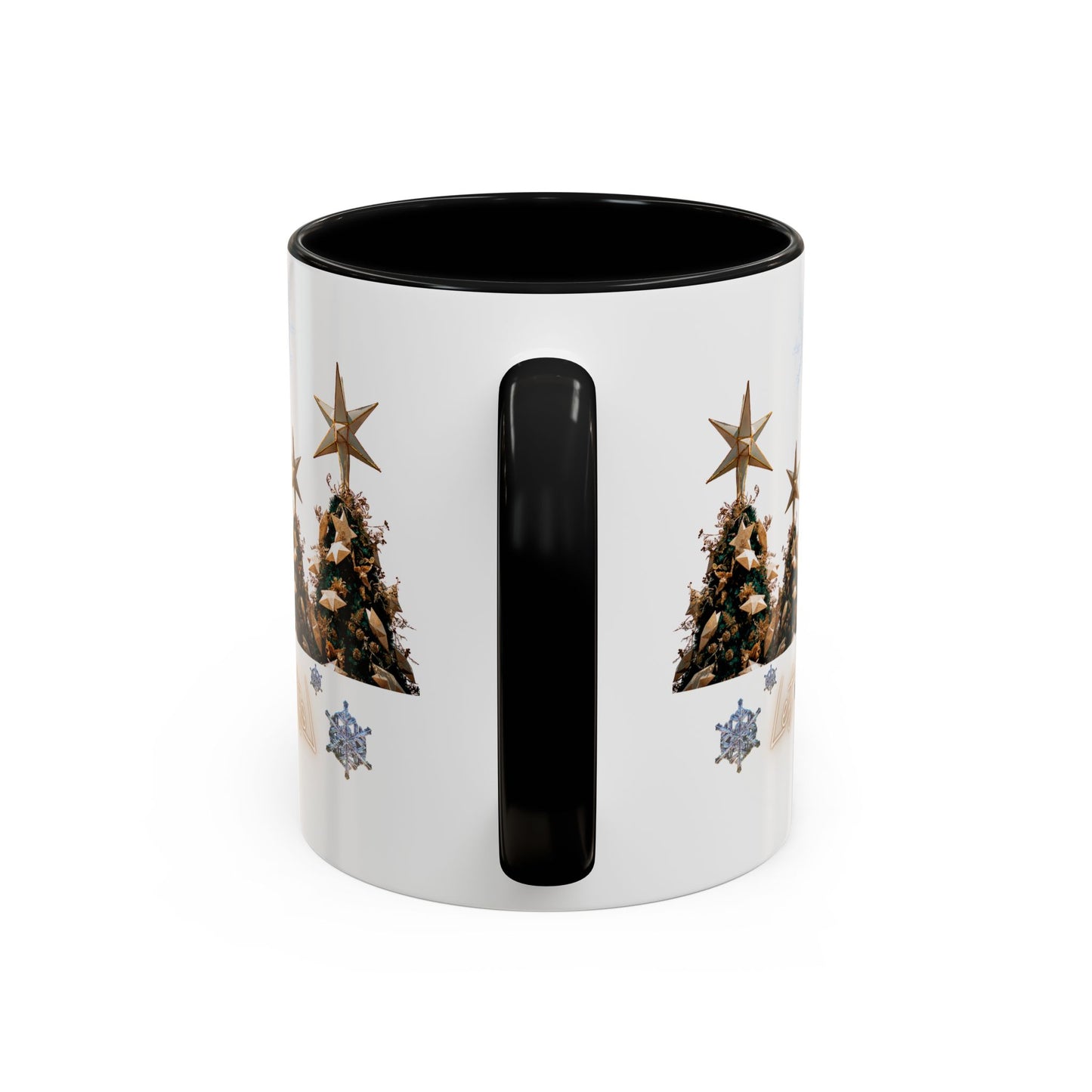 Christmas Trees Accent Coffee Mug – 'Merry Christmas'