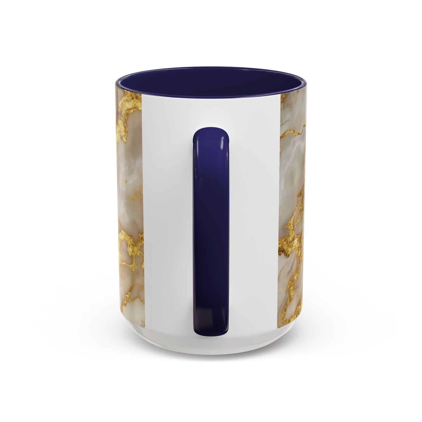 Personalized Marble Accent Coffee Mug.