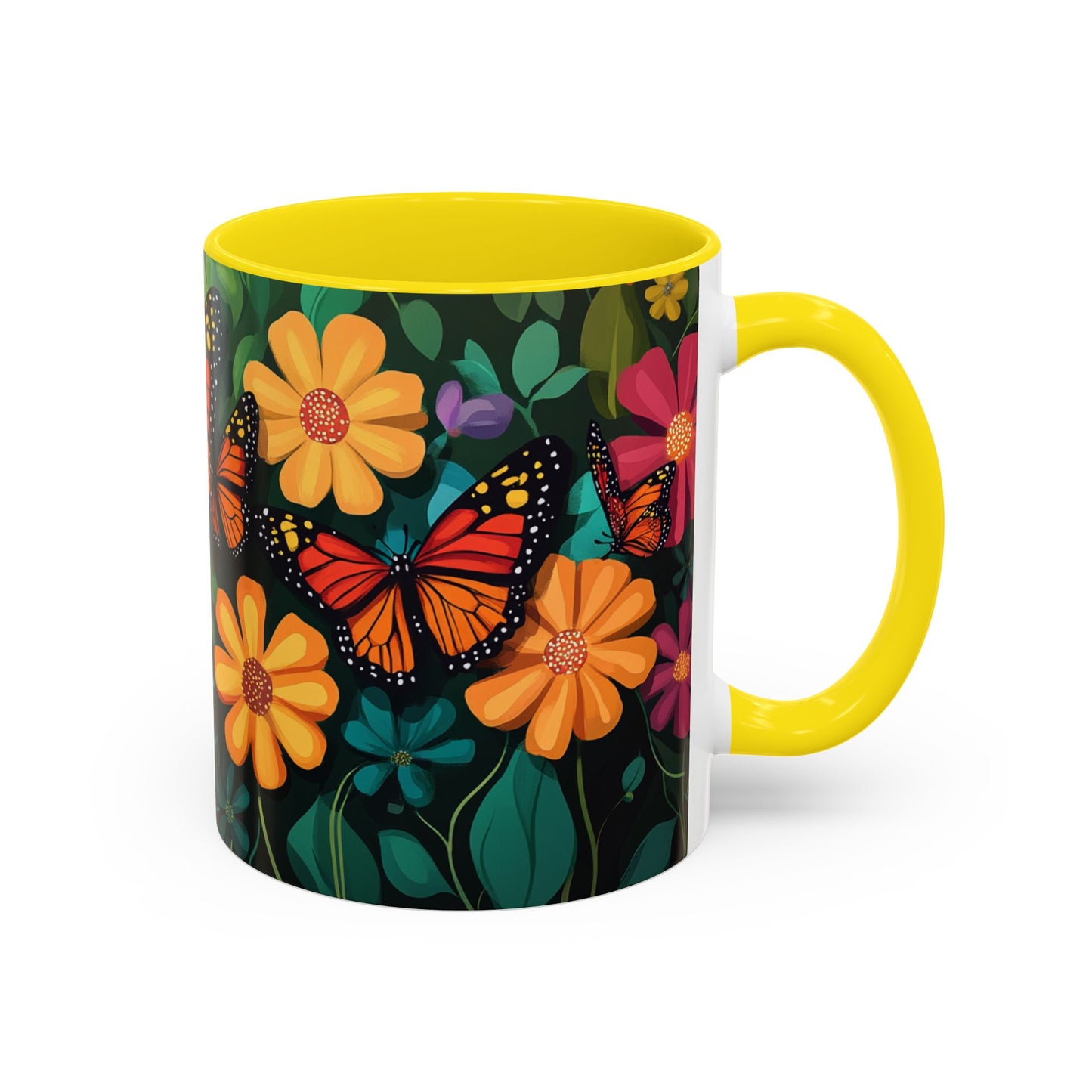 Butterfly Garden Accent Coffee Mug