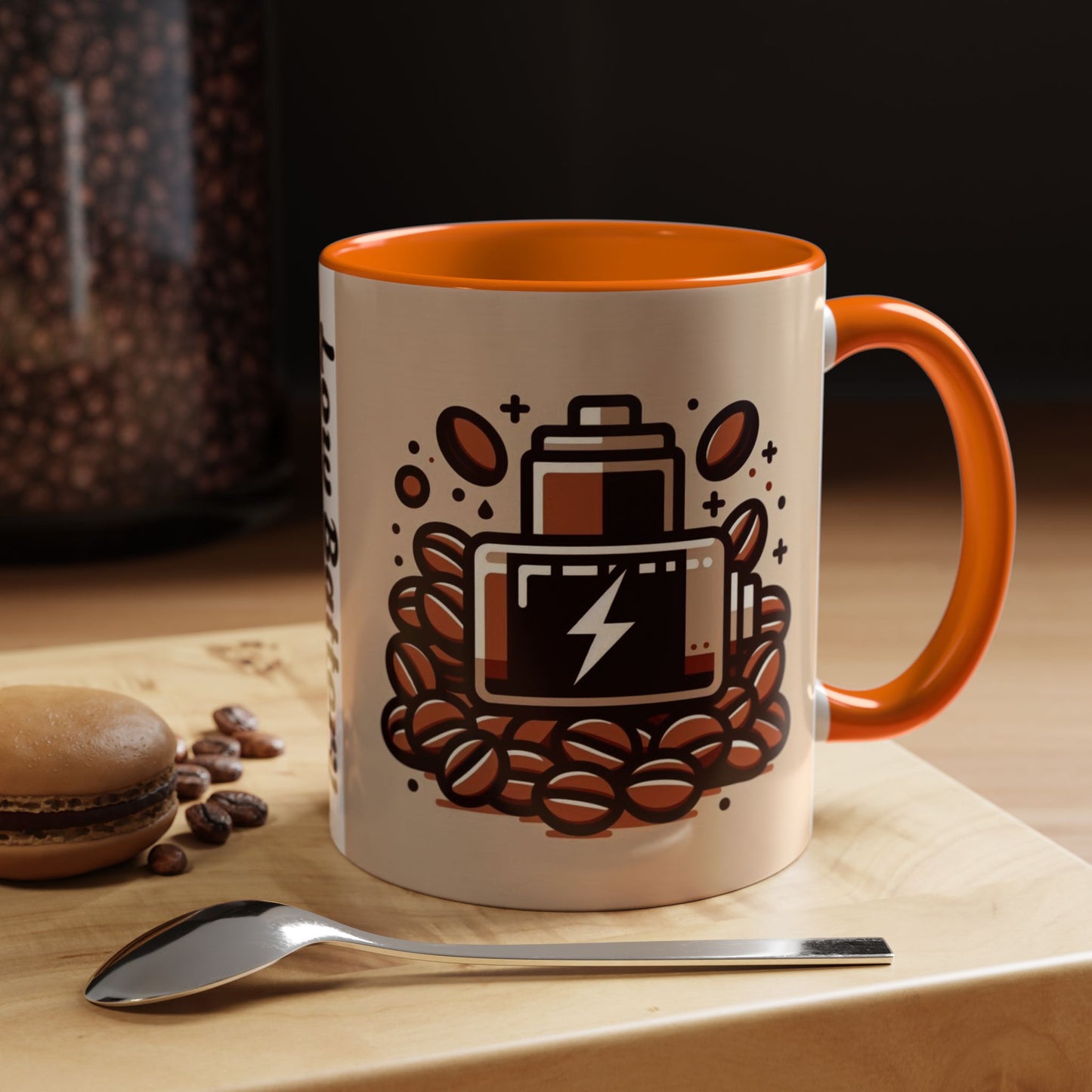 Low Battery Coffee Mug, Funny Coffee Cup, Gift for Caffeine Lovers, Unique Office Mug, Java Enthusiast Cup