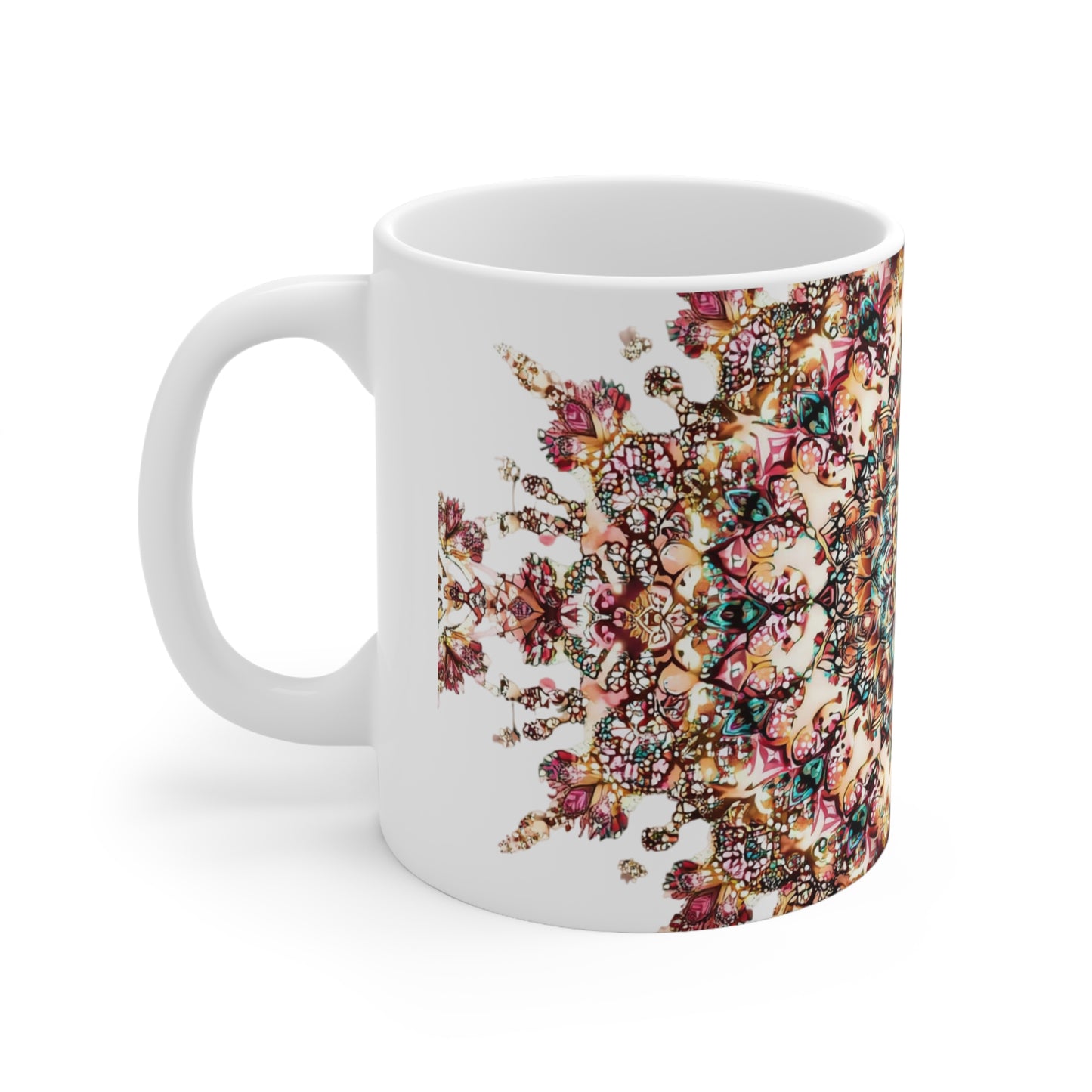 Kaleidoscope Ceramic Coffee Cups.