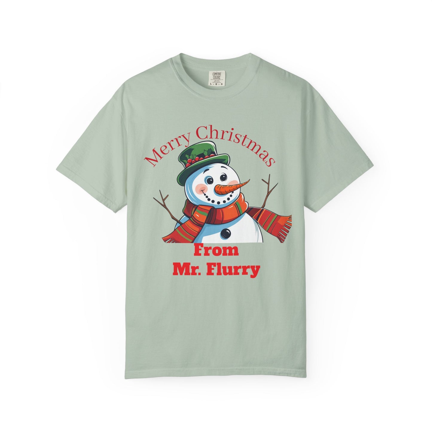 Merry Christmas Snowman T-Shirt, Holiday Gift Shirt, Festive Tee.