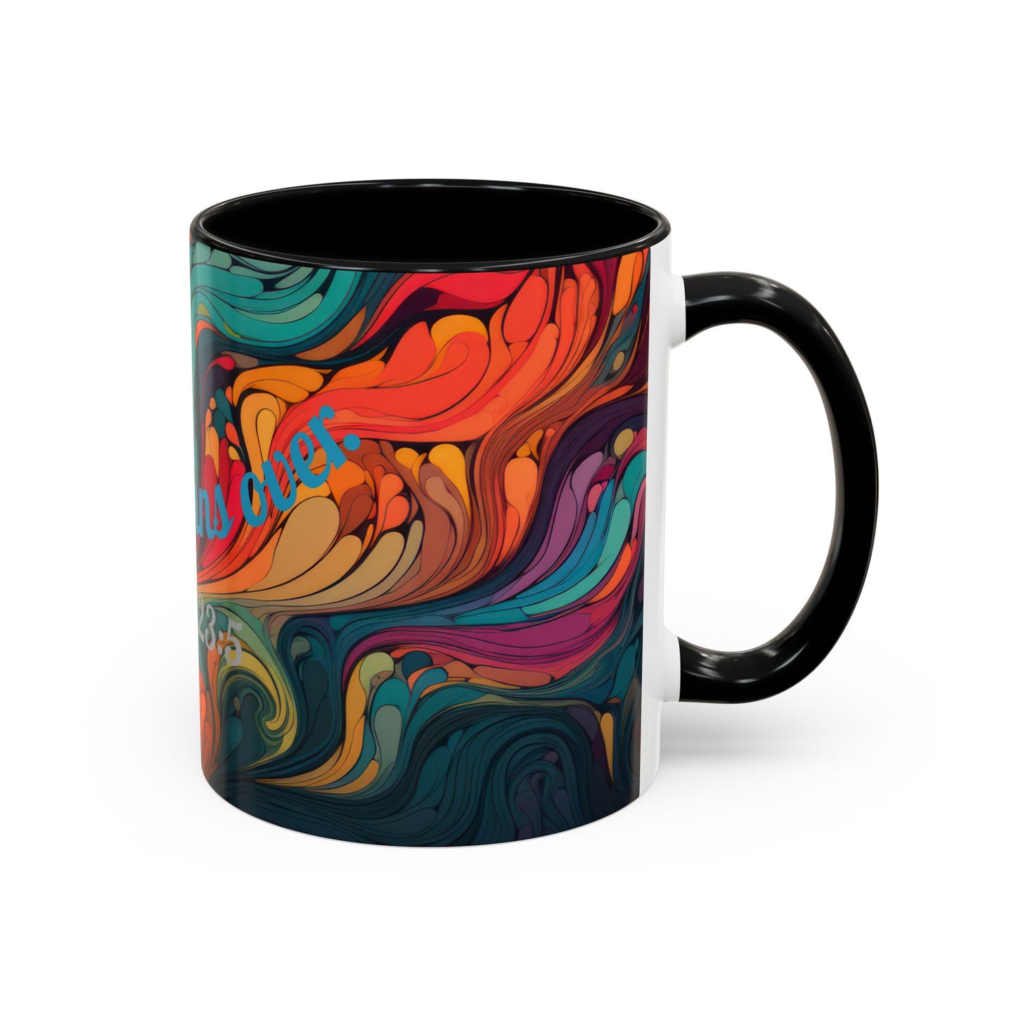 Colorful Ceramic Cup, Motivational Gift.