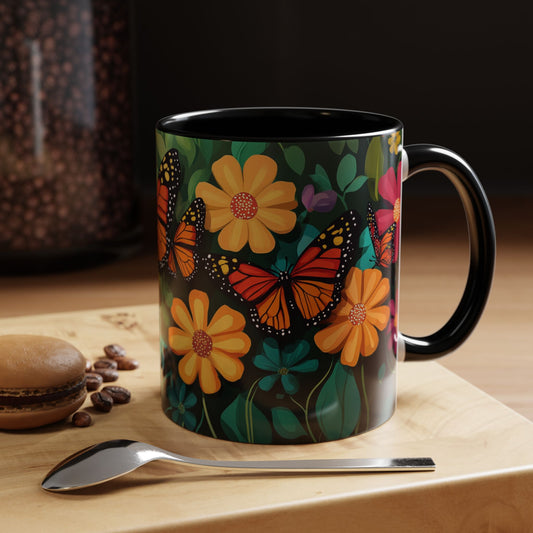 Butterfly Garden Accent Coffee Mug