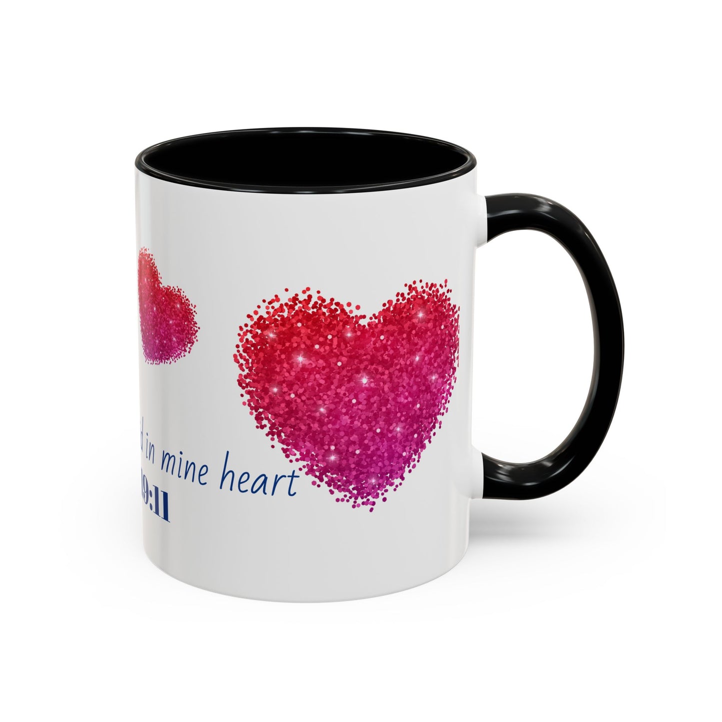 Heartfelt Inspirational Psalm Coffee Mug, Home Decor, Christian Mug.