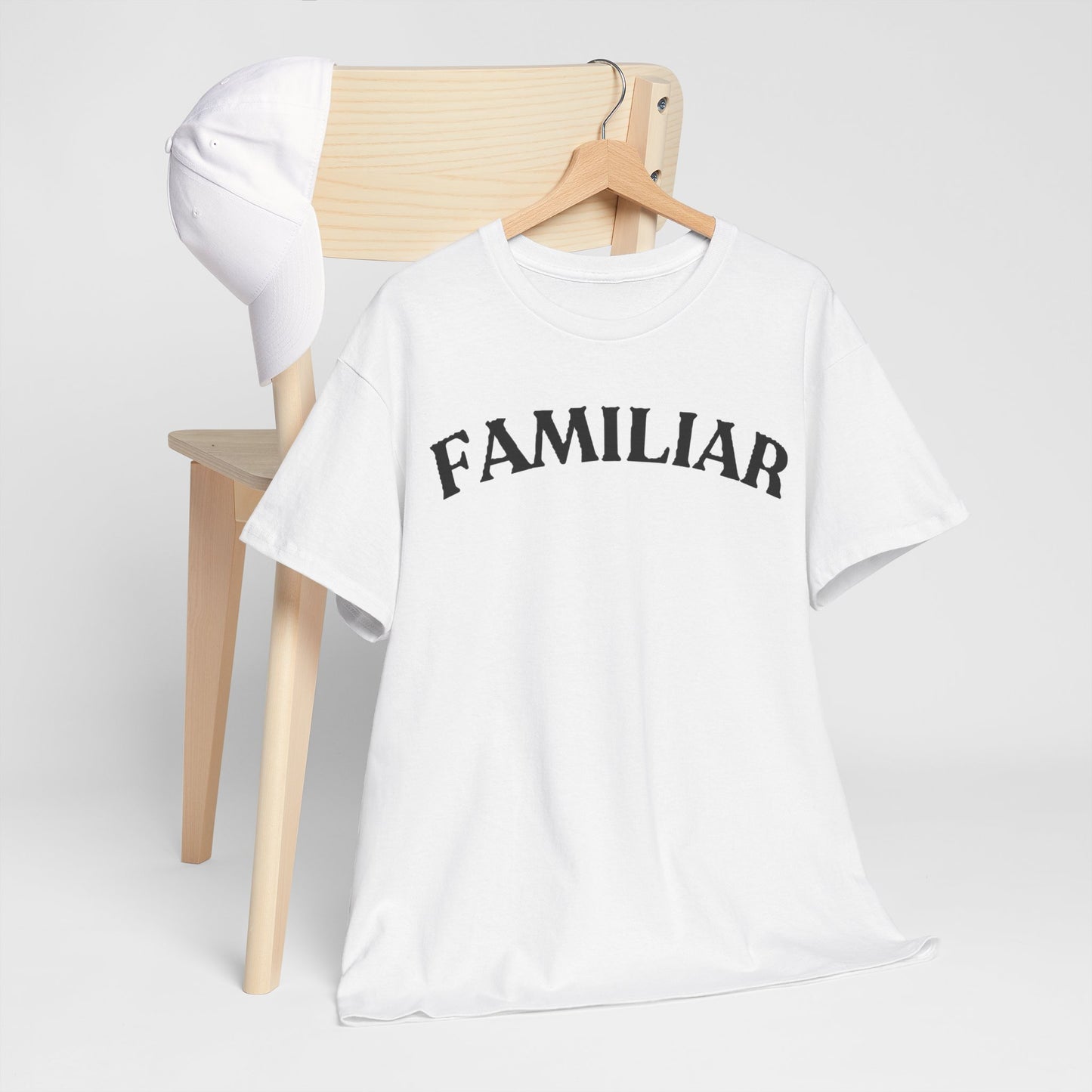 Familiar Unisex Heavy Cotton Tee | Casual Style.