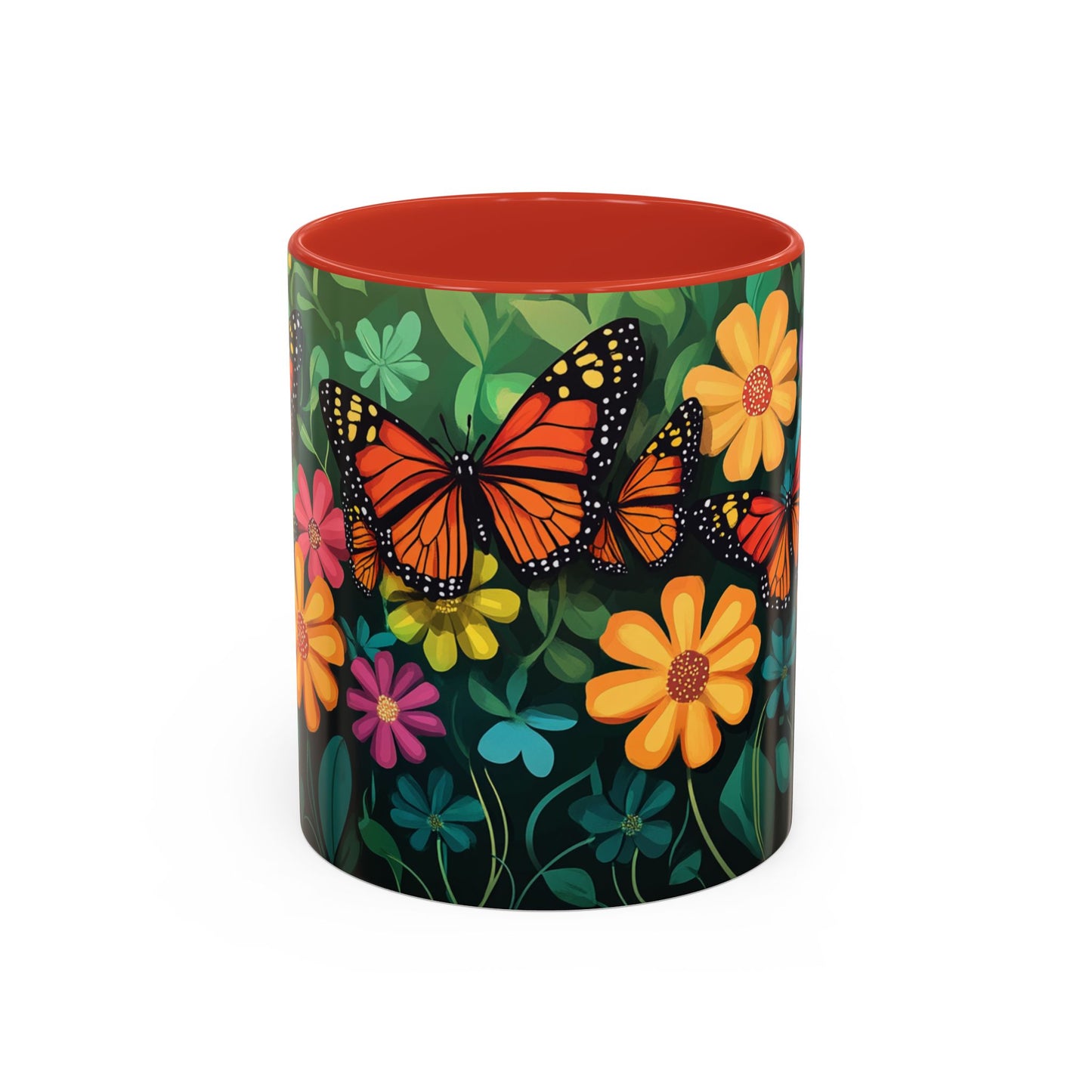 Unique Butterfly Garden Accent Coffee Mug