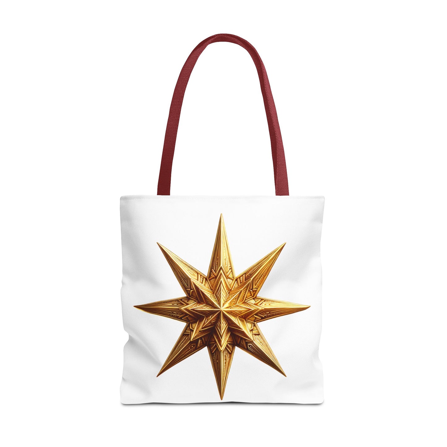 Golden Star Tote Bag, Stylish Reusable Tote, Eco-Friendly Shopping Bag.