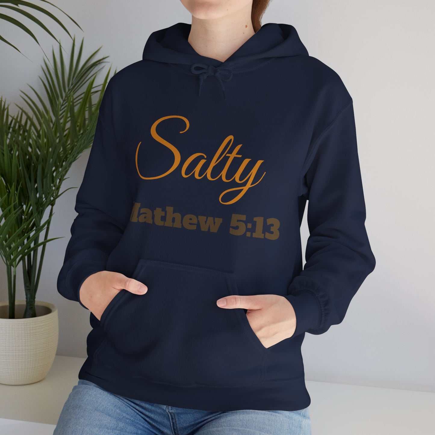 Salty Matthew 5:13 Hoodie — Christian Faith Quote Pullover
