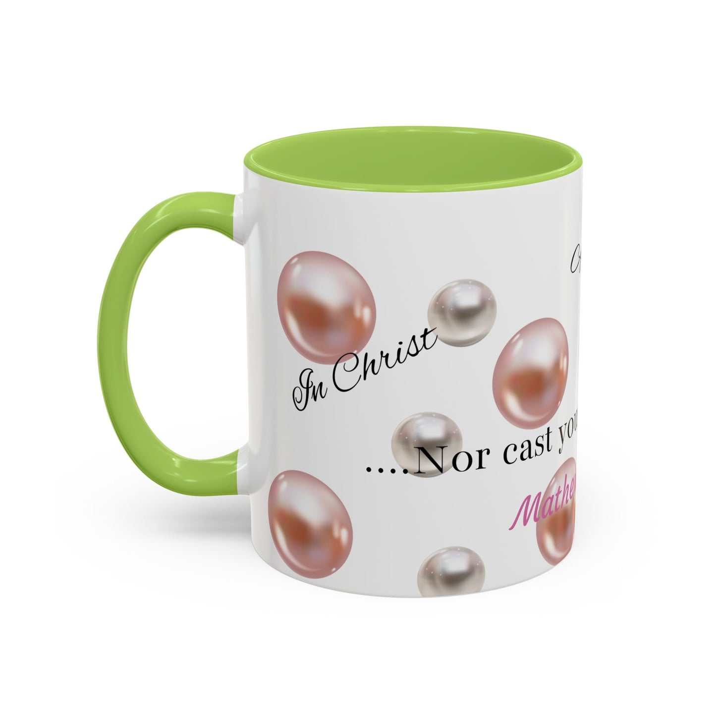Elegant Pearls Inspirational Coffee Mug