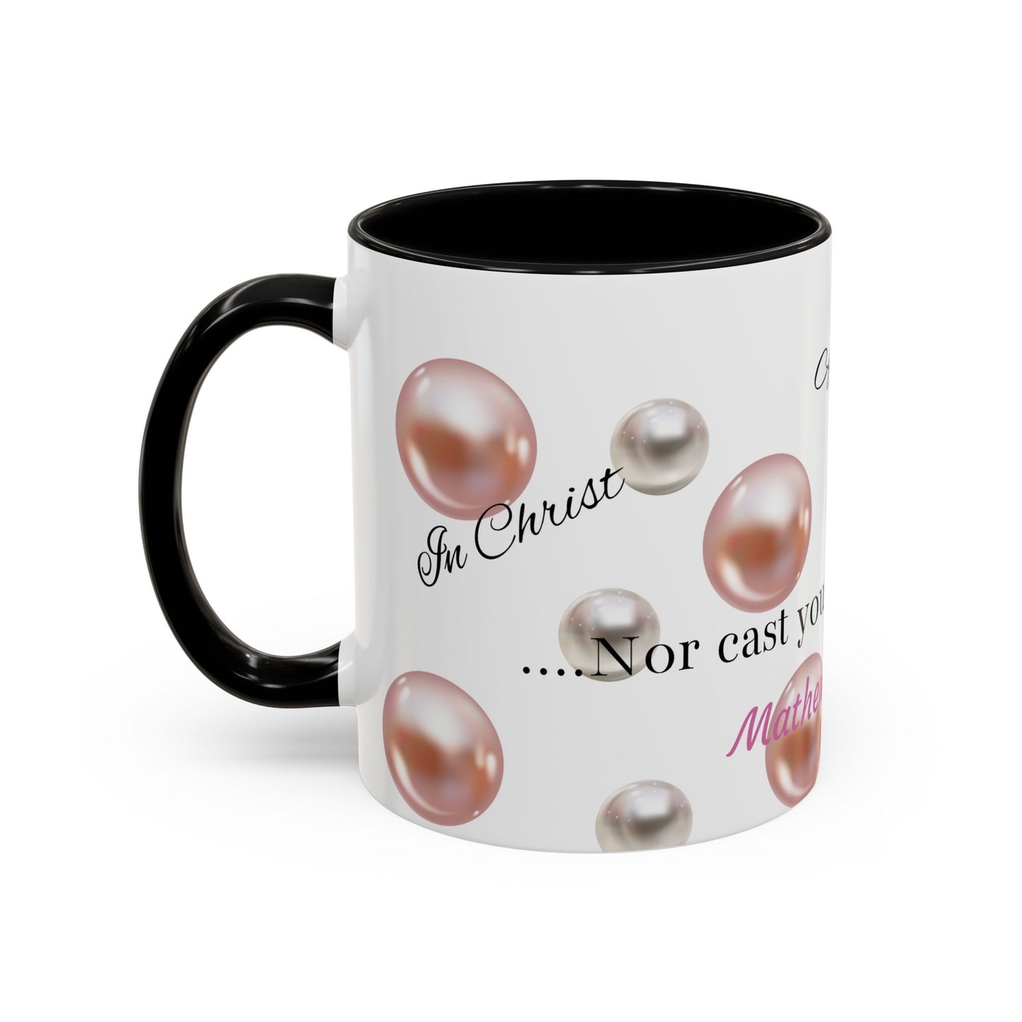Elegant Pearls Inspirational Coffee Mug