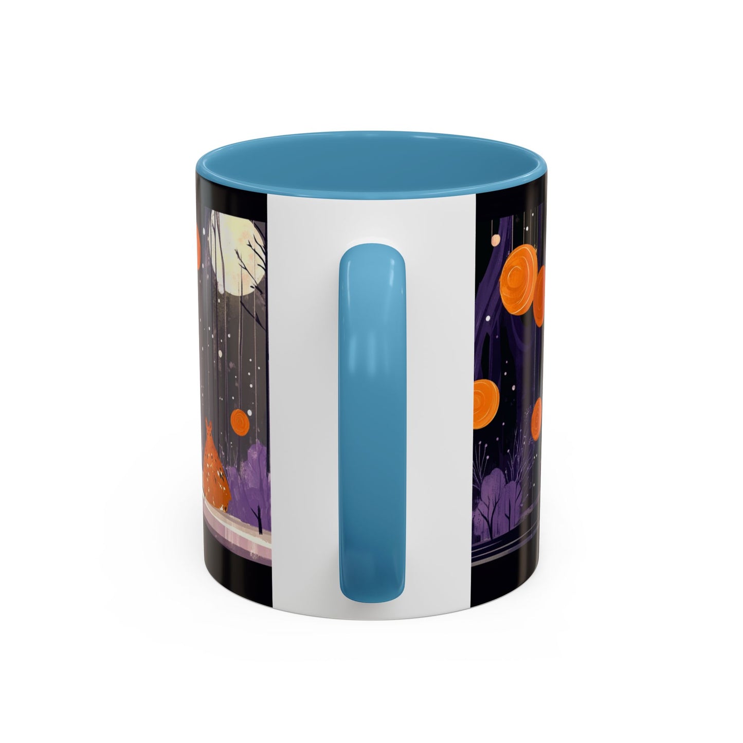 Whimsical Nighttime Coffee Mug - Cozy Mug for Coffee Lovers, Unique Gift for Friends, Tea Mug, Home Decor, Cute Cat Art