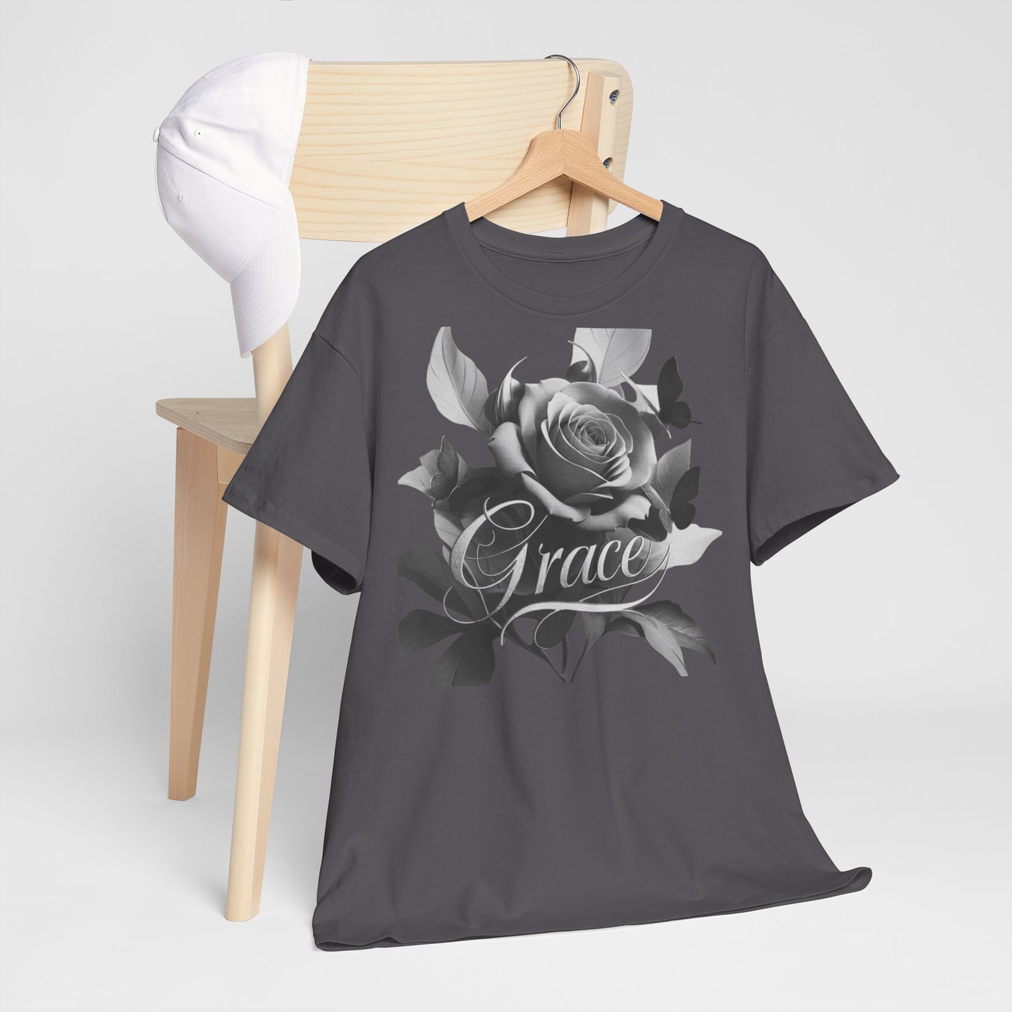 Graced by Roses Unisex Heavy Cotton Tee.