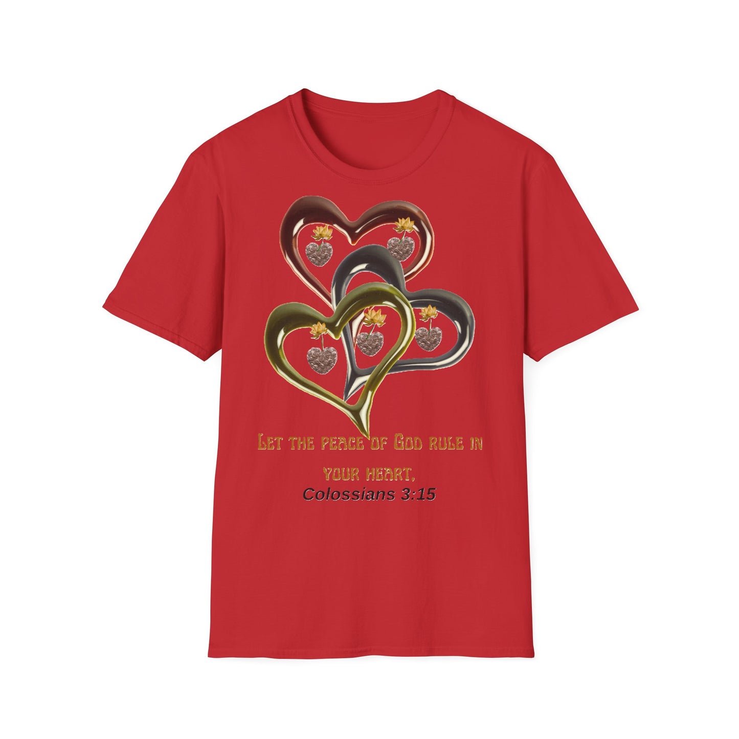 Inspirational Heart T-Shirt, Faith Shirt, Christian Apparel.