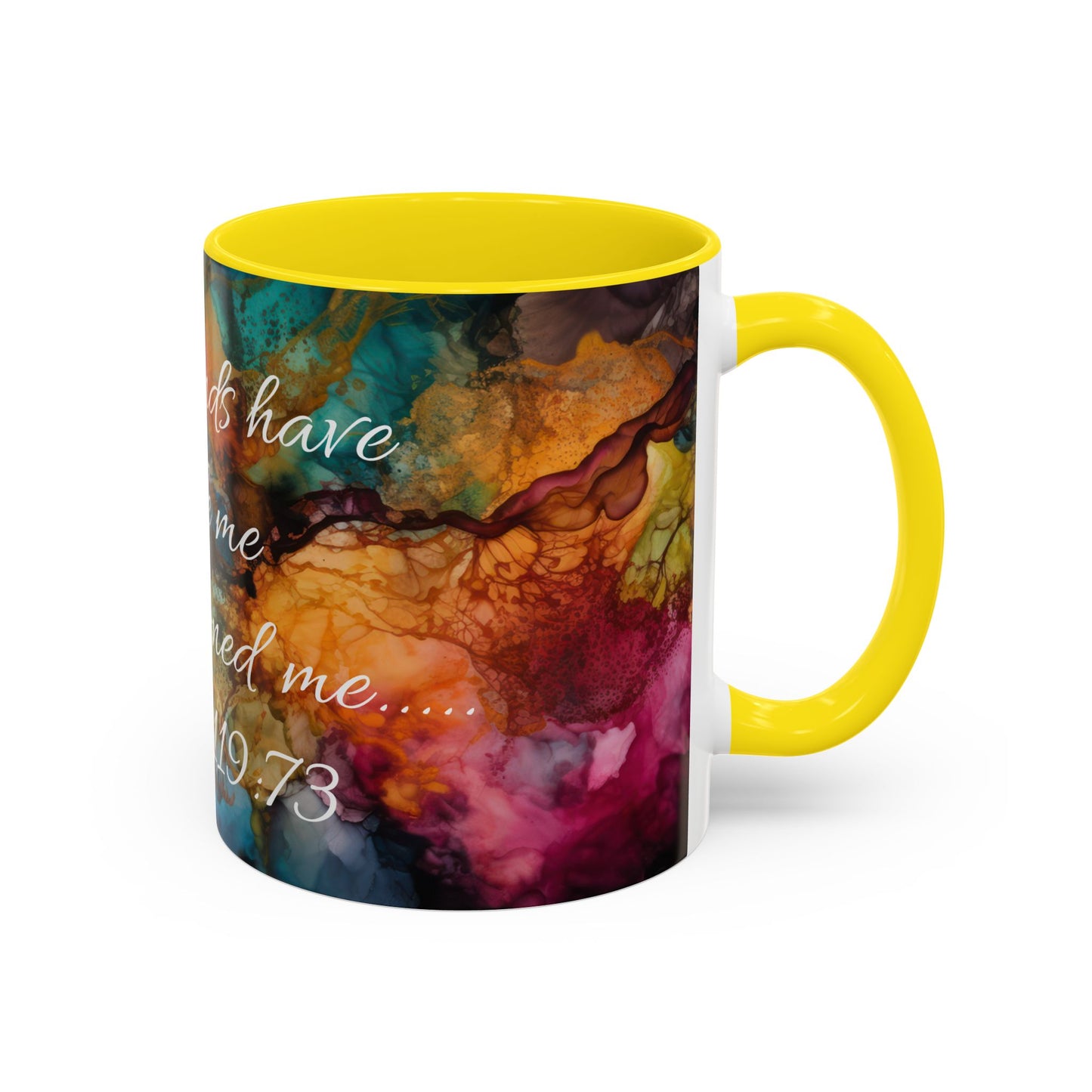 Inspirational Coffee Mug, Colorful Art Mug.