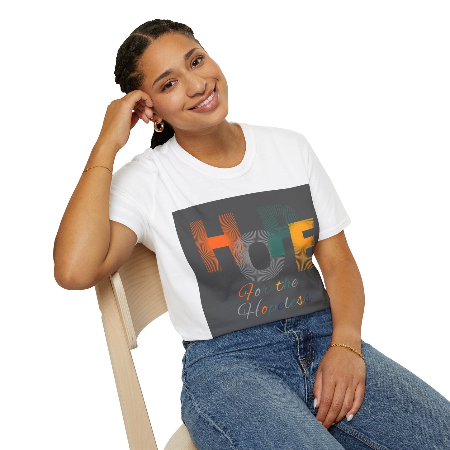 Hope for the Homeless Unisex Softstyle T-Shirt, Inspirational Apparel, Charity Fundraiser, Motivational Tee, Gift for Activists, Casual Wear